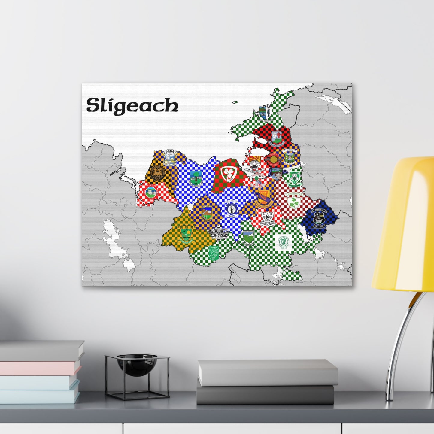 Sligo GAA Club Map Canvas 🌊🏐