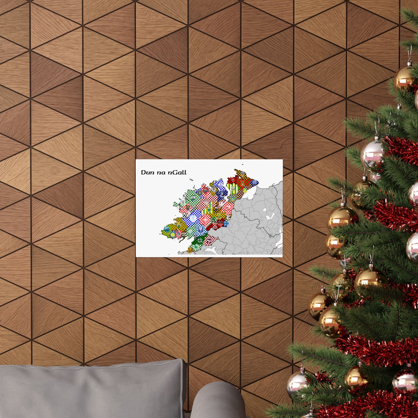 Donegal GAA Club Map – The Perfect Gift for any Donegal Fan!