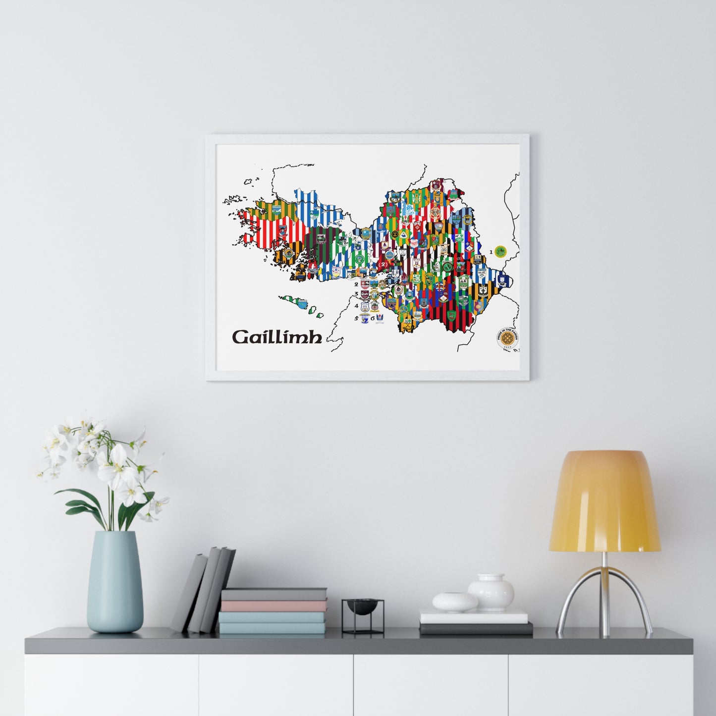 Galway GAA Framed Poster