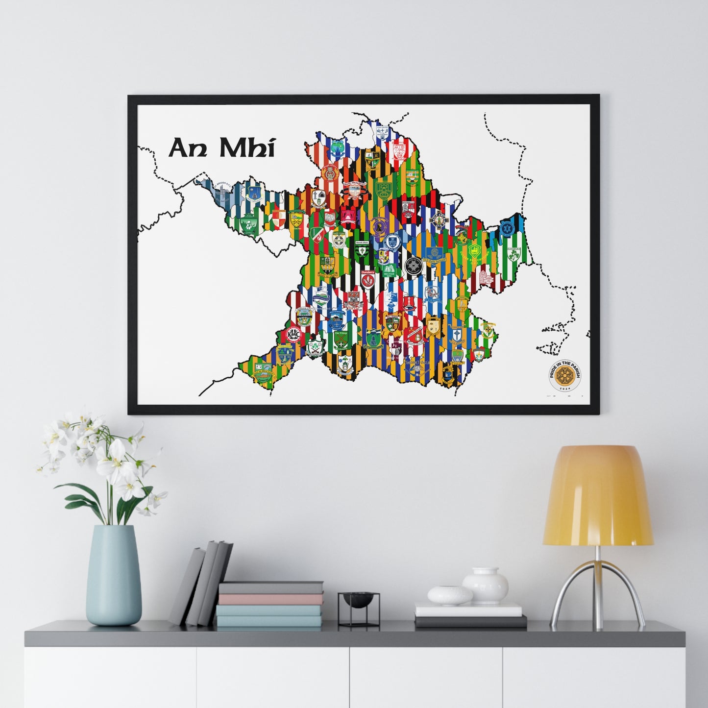 Meath GAA Framed Poster