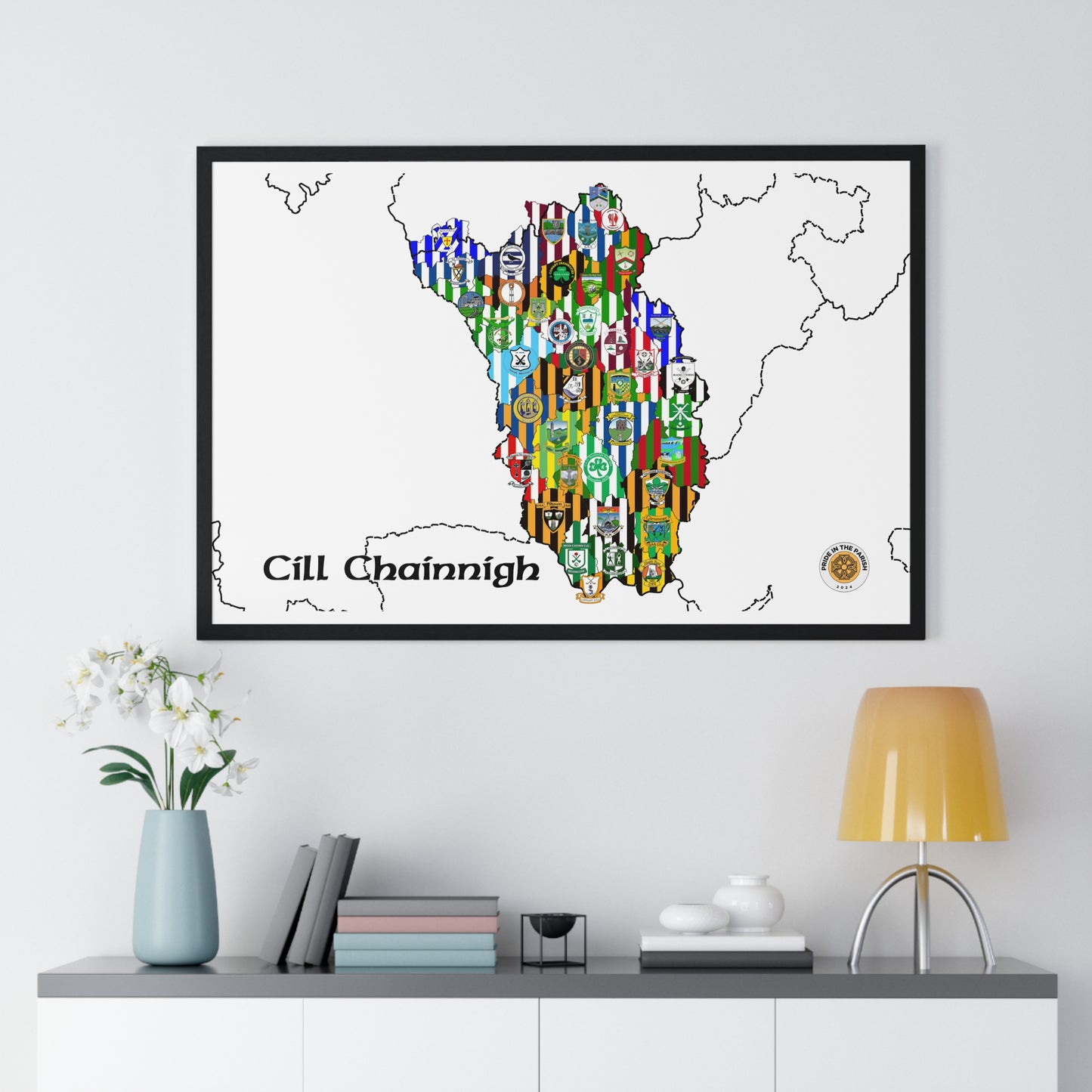 Kilkenny GAA Clubs Framed Poster