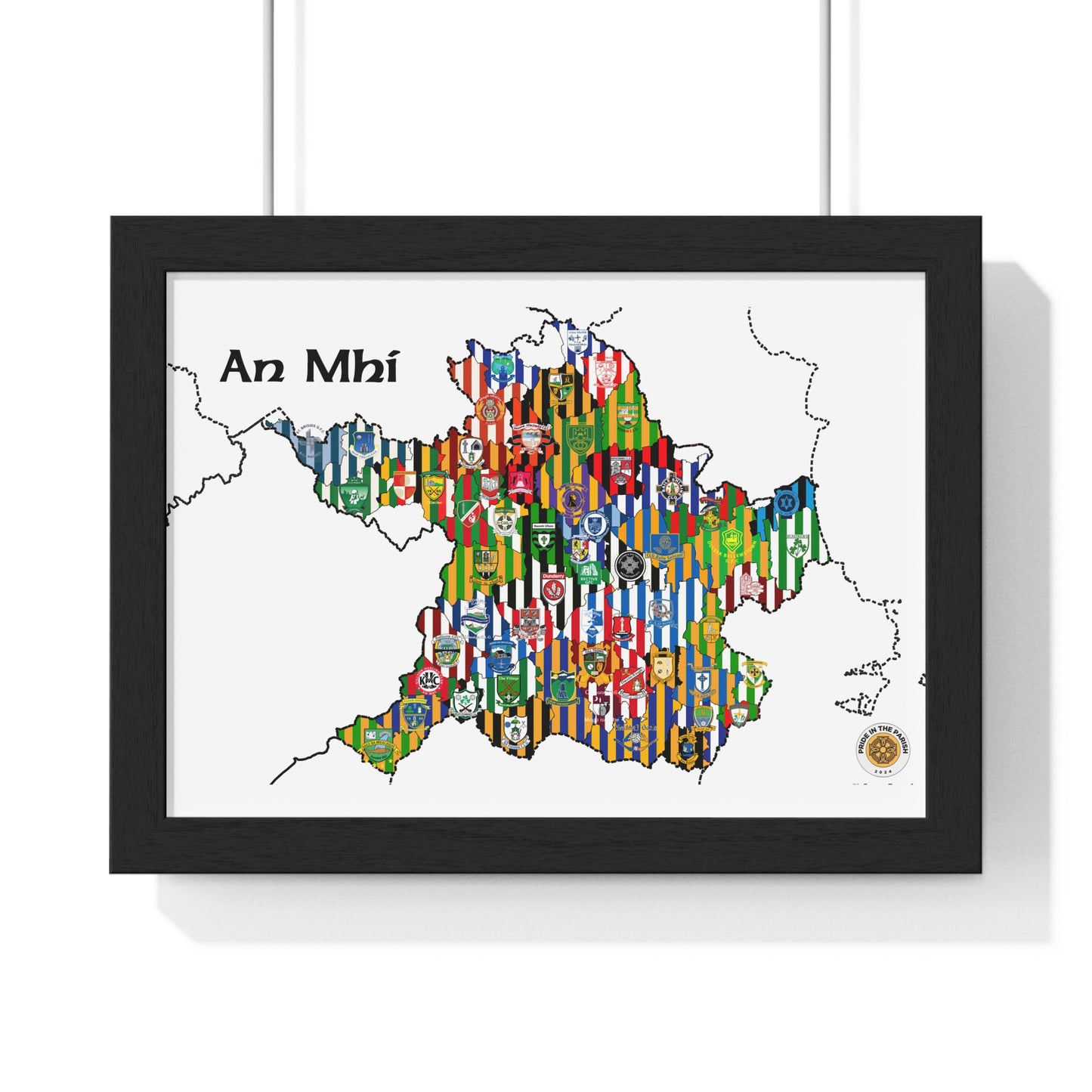 Meath GAA Framed Poster