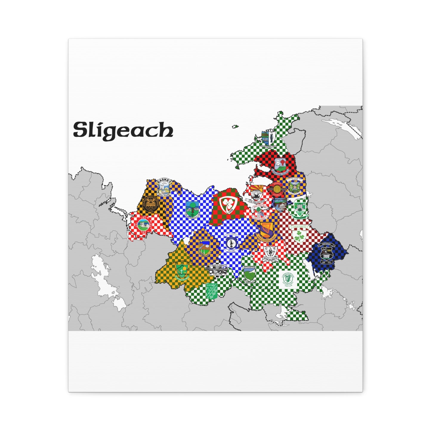 Sligo GAA Club Map Canvas 🌊🏐