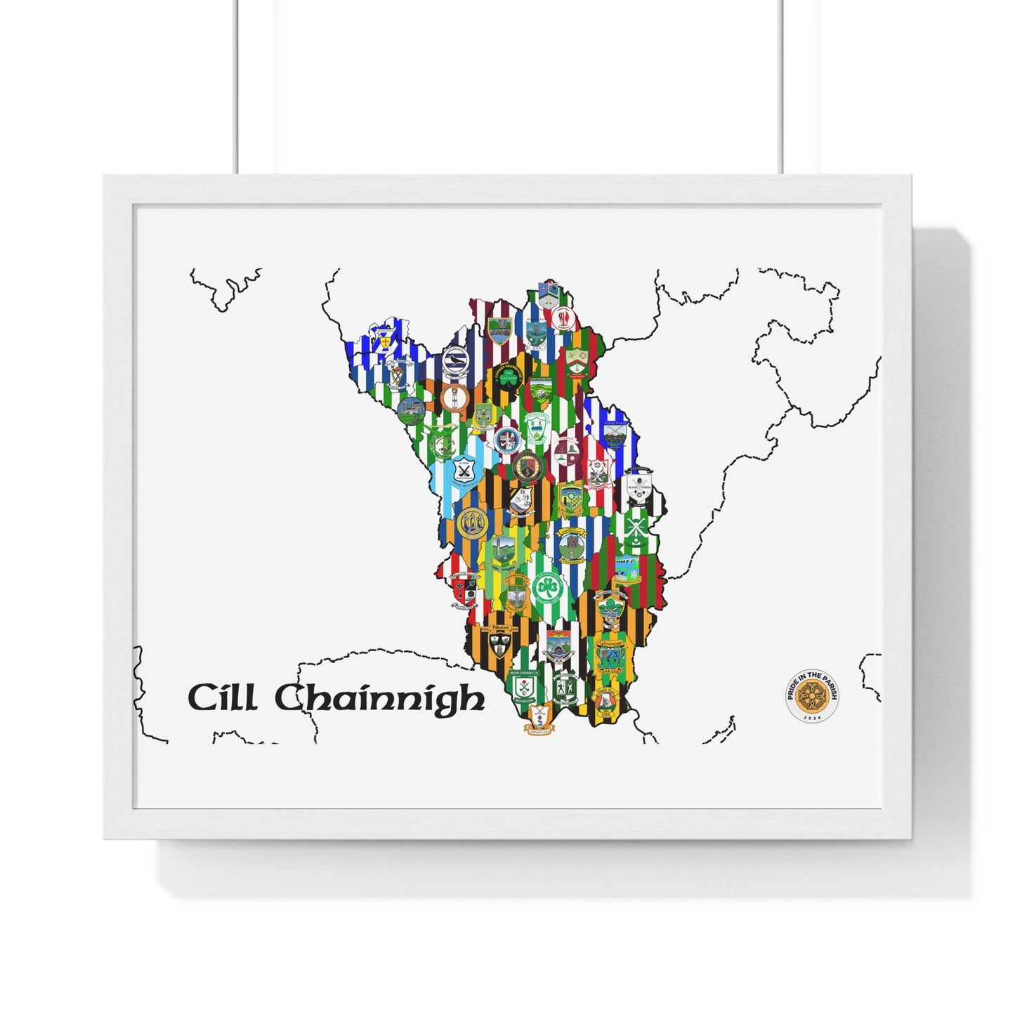 Kilkenny GAA Clubs Framed Poster