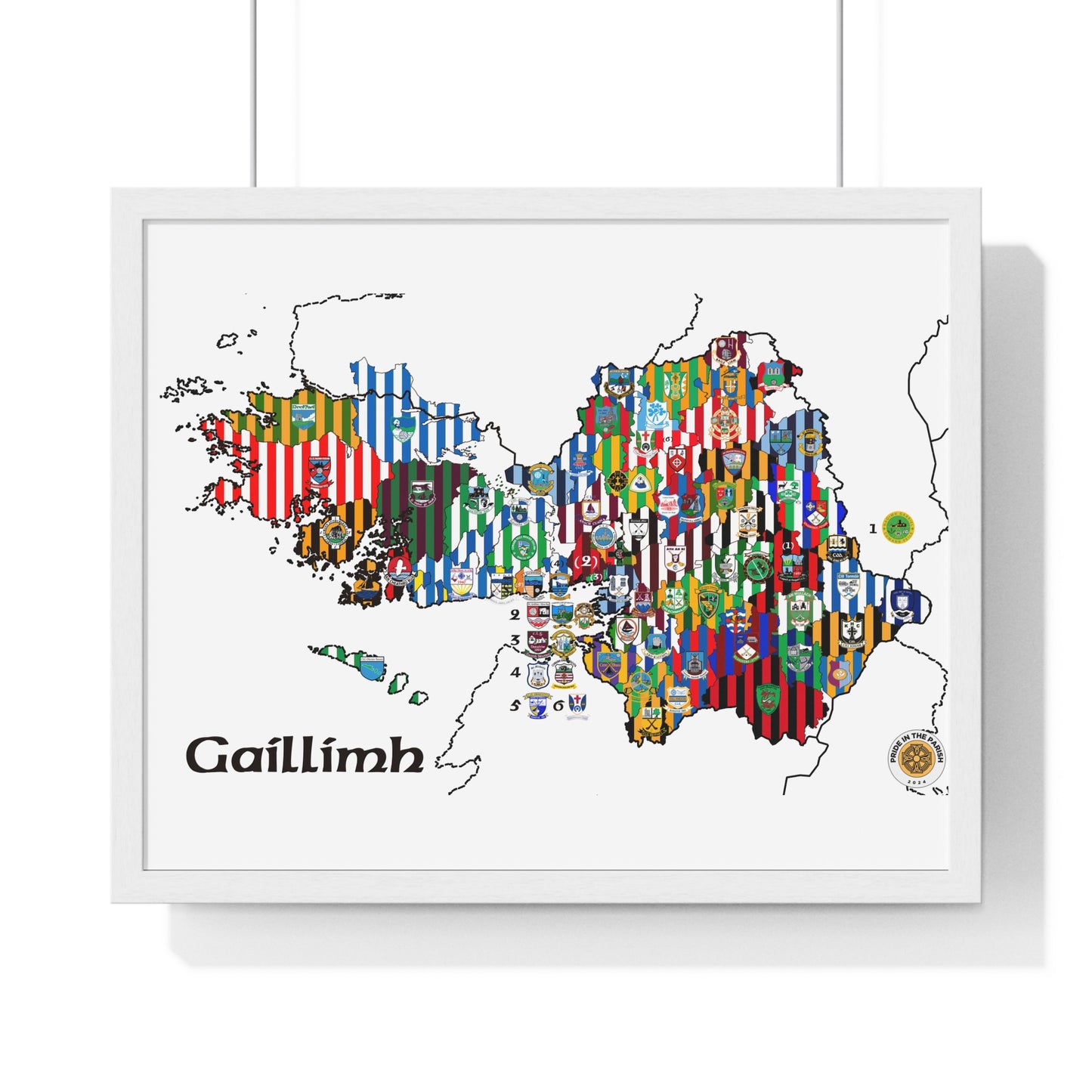 Galway GAA Framed Poster