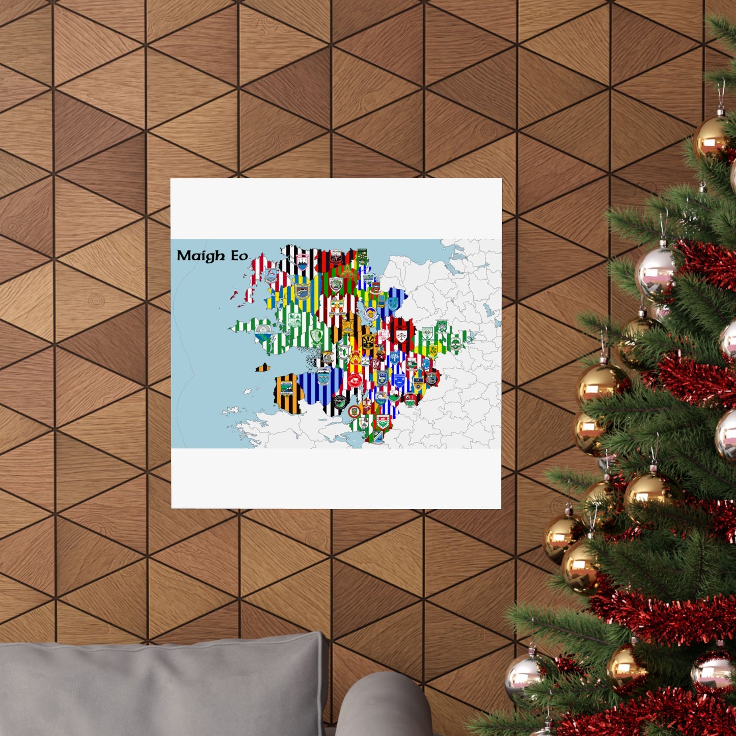 Mayo GAA Club Map – The Perfect Gift for any Mayo Fan!