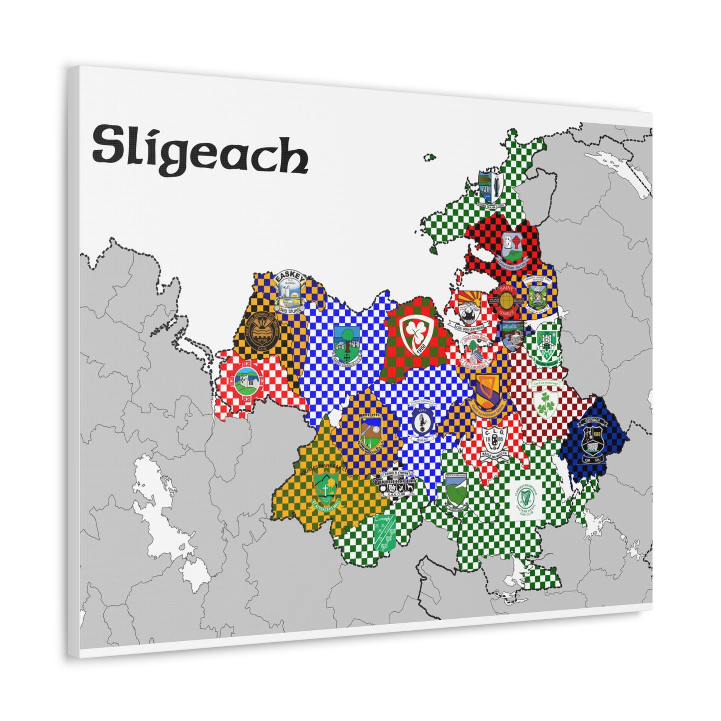 Sligo GAA Club Map Canvas 🌊🏐