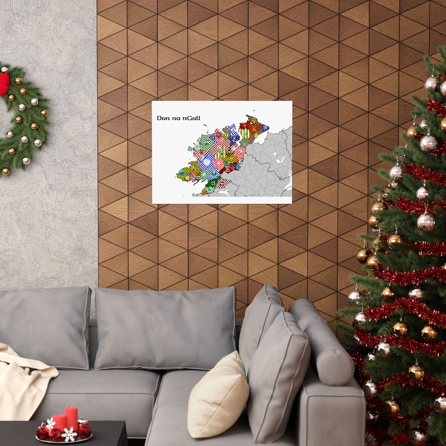 Donegal GAA Club Map – The Perfect Gift for any Donegal Fan!