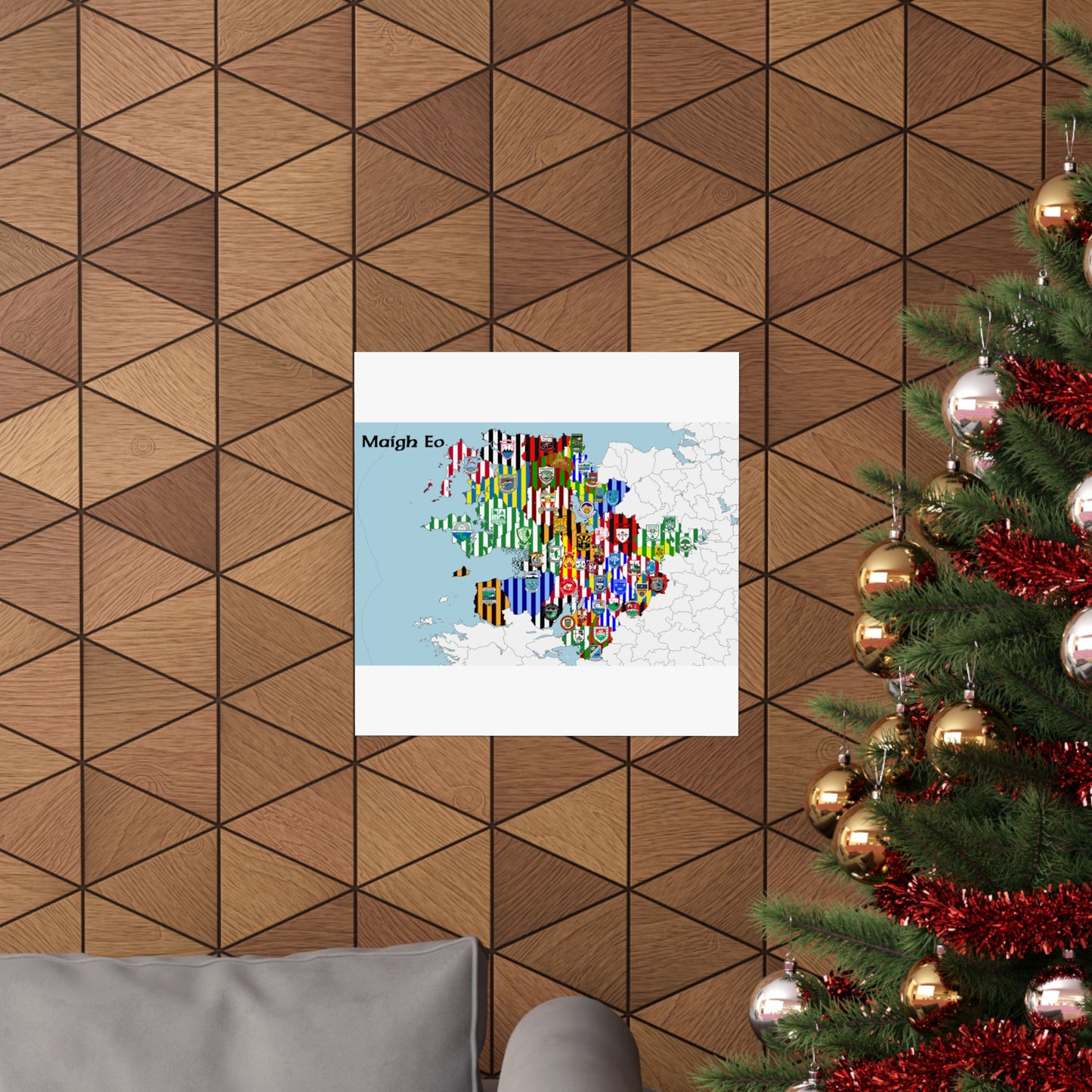 Mayo GAA Club Map – The Perfect Gift for any Mayo Fan!