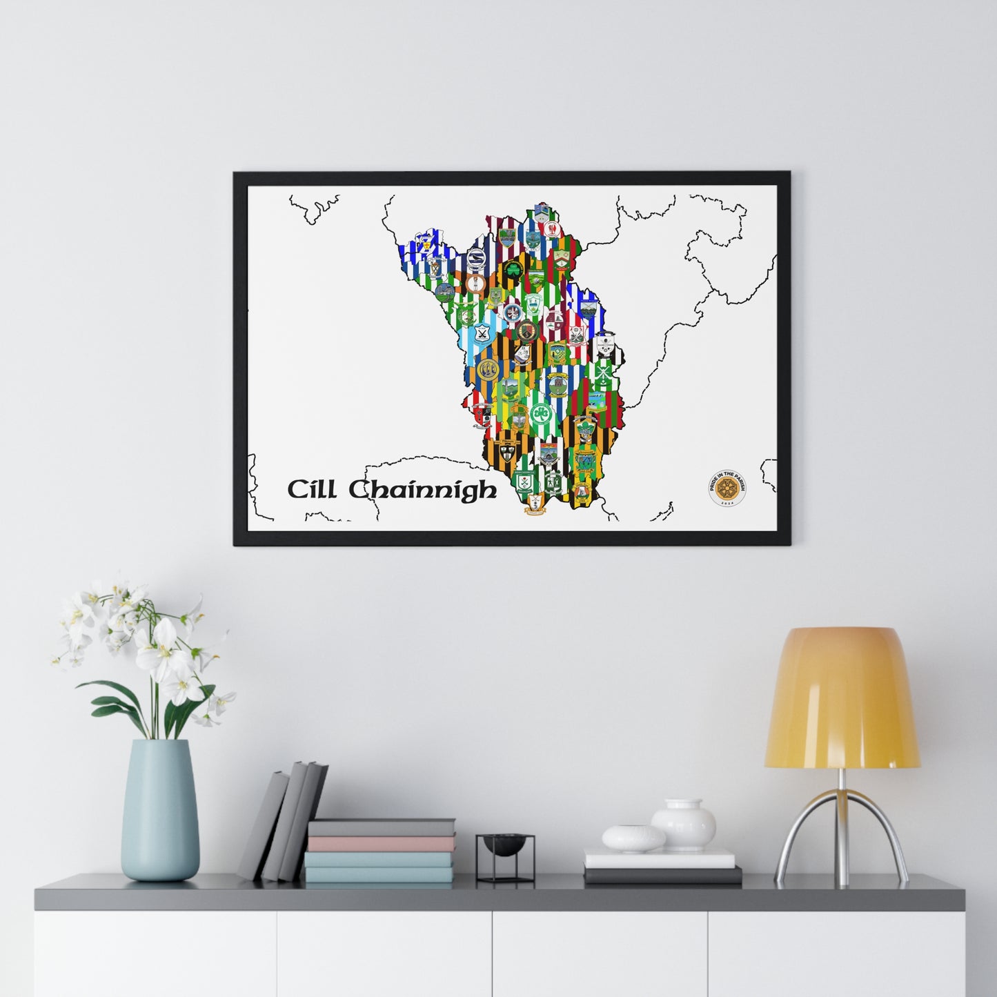 Kilkenny GAA Clubs Framed Poster