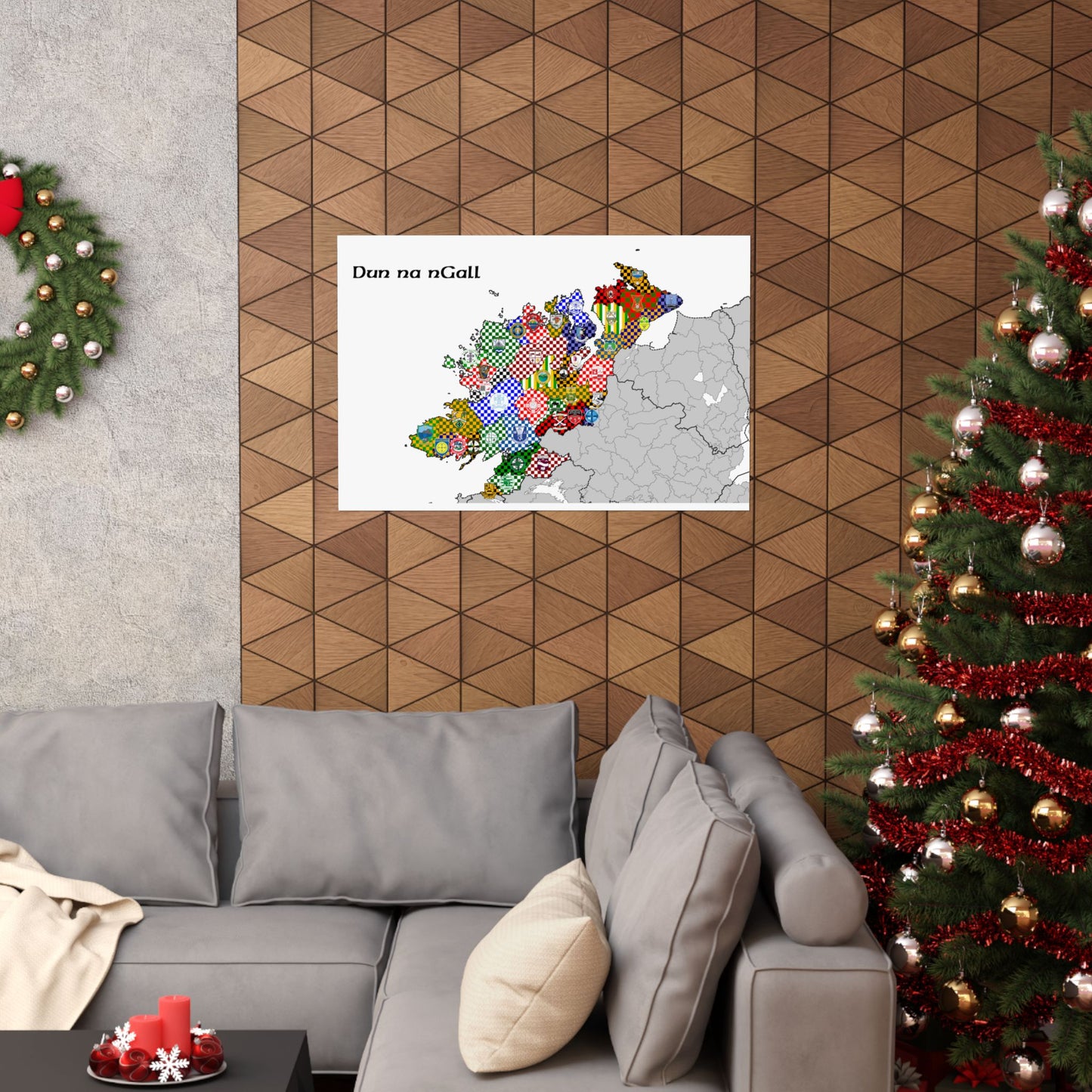 Donegal GAA Club Map – The Perfect Gift for any Donegal Fan!