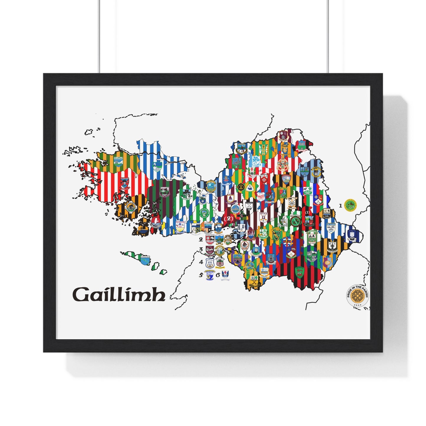 Galway GAA Framed Poster