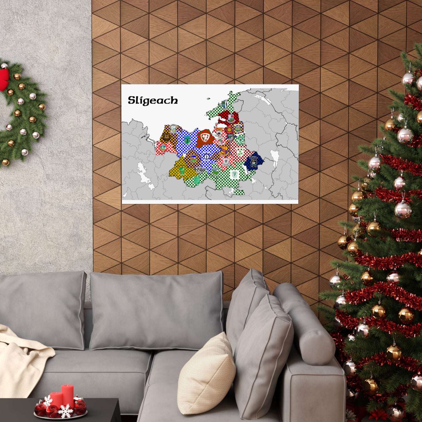 Sligo GAA Club Map – The Perfect Gift for any Sligo Fan!