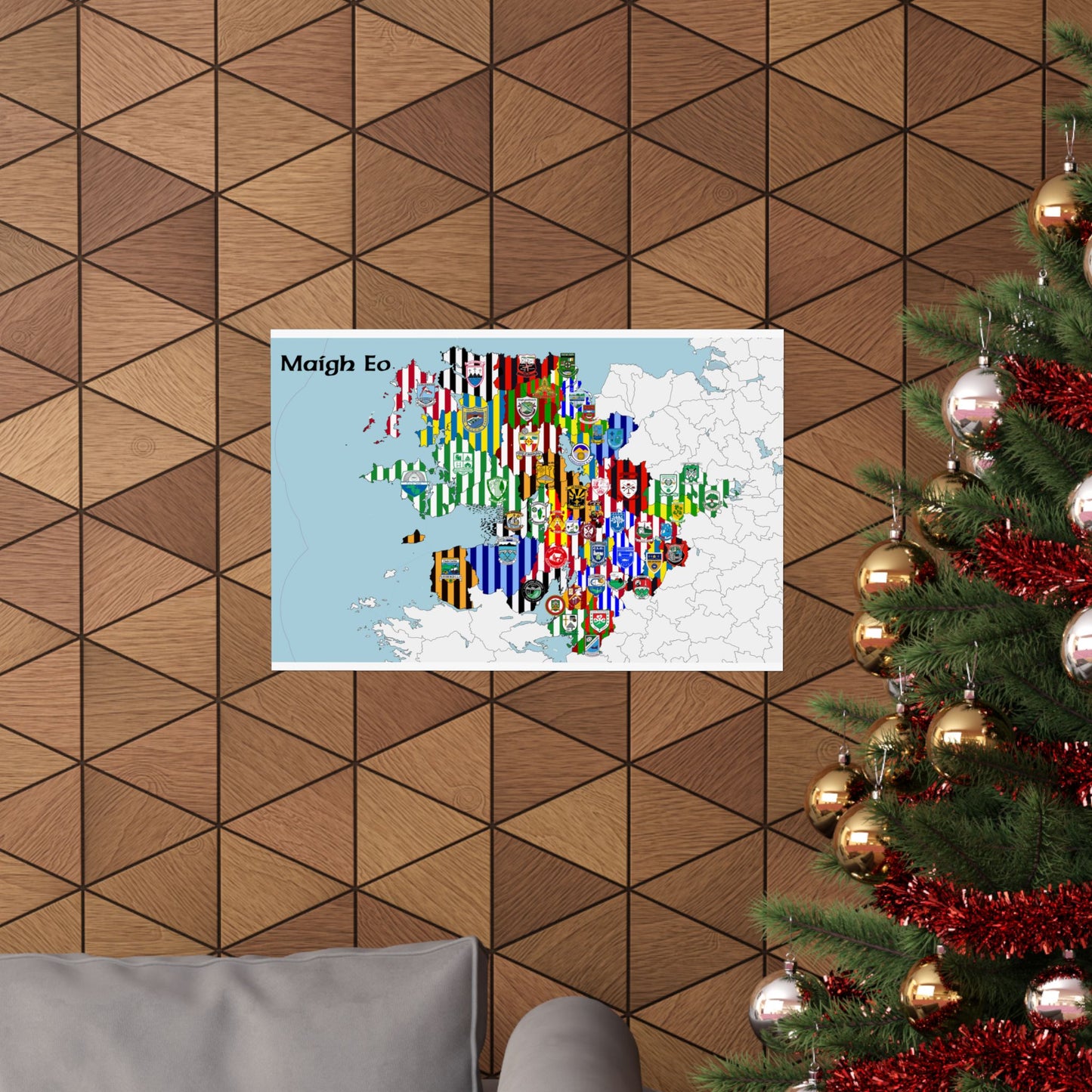 Mayo GAA Club Map – The Perfect Gift for any Mayo Fan!