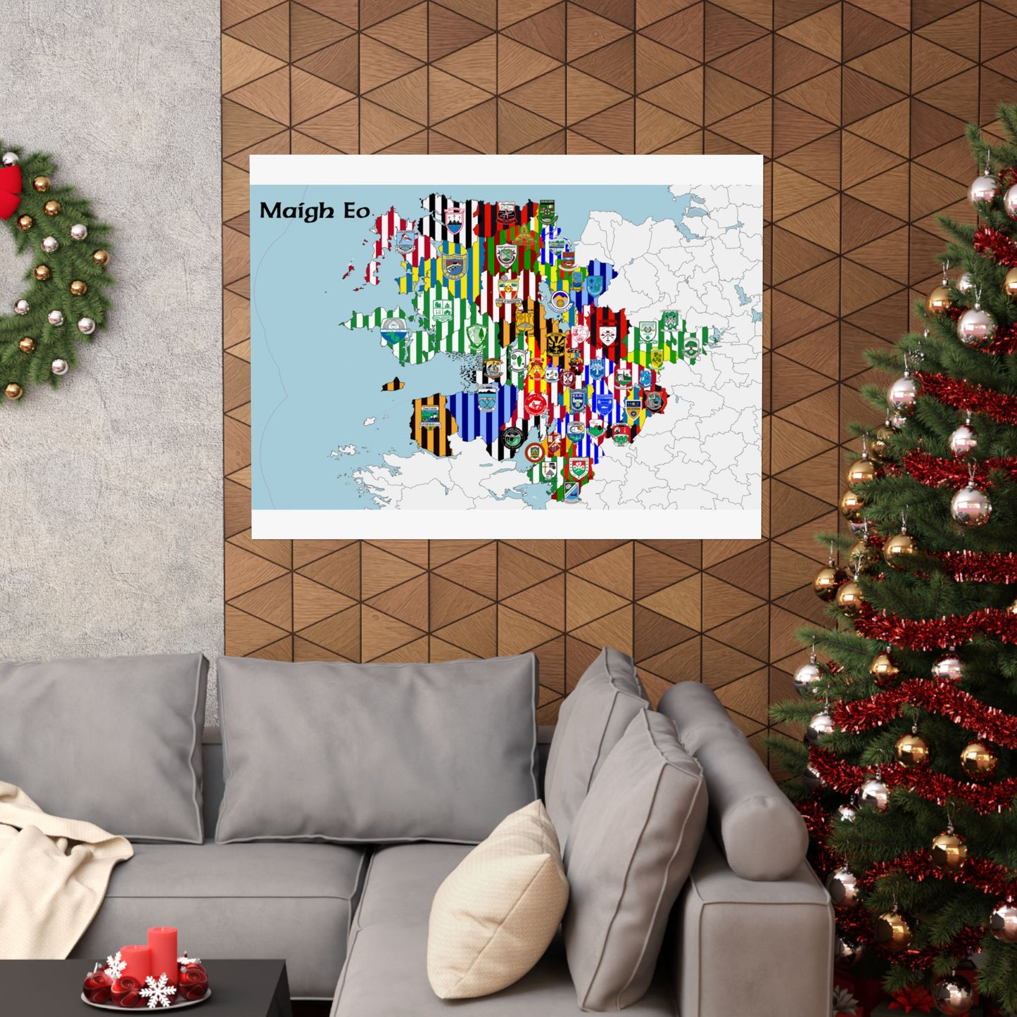 Mayo GAA Club Map – The Perfect Gift for any Mayo Fan!