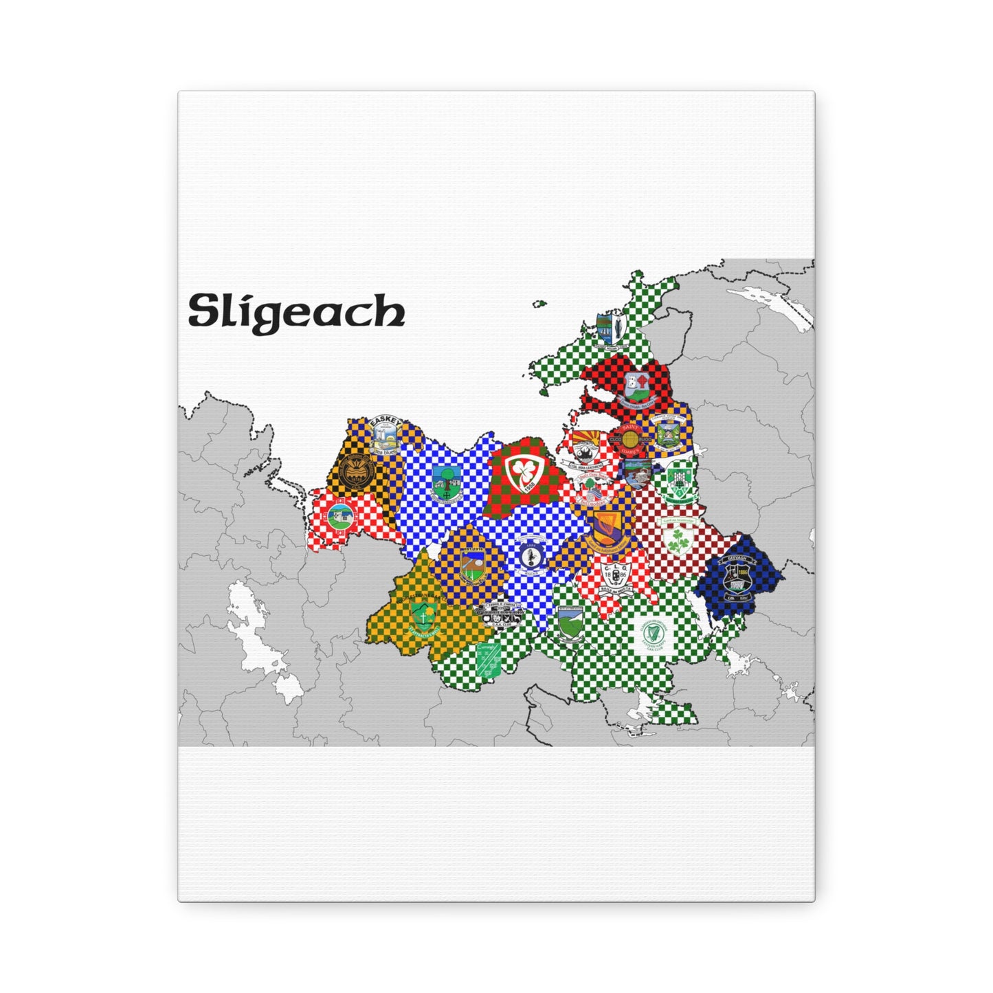 Sligo GAA Club Map Canvas 🌊🏐