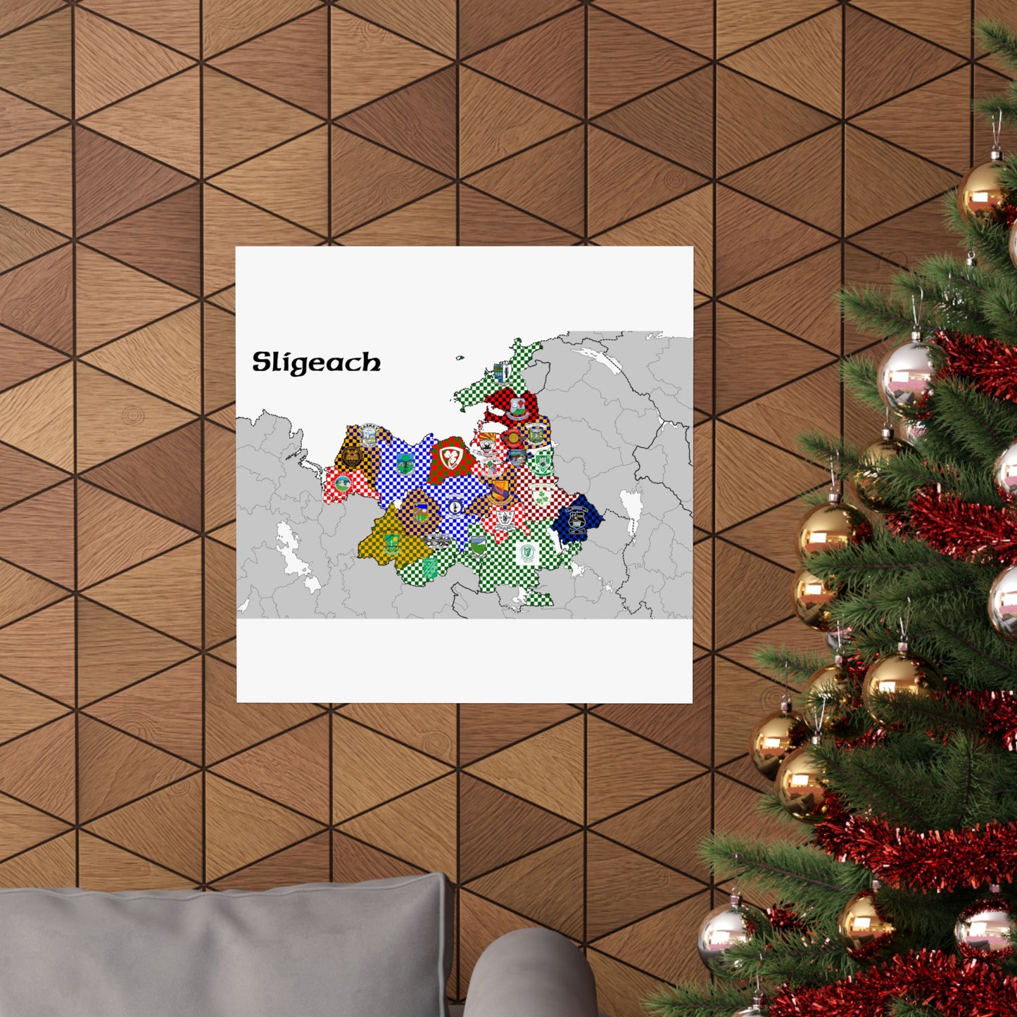 Sligo GAA Club Map – The Perfect Gift for any Sligo Fan!