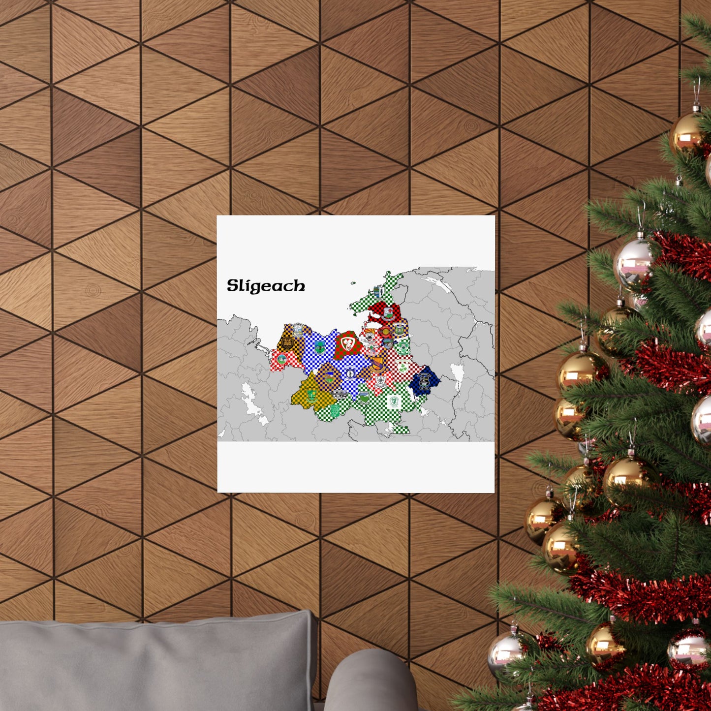 Sligo GAA Club Map – The Perfect Gift for any Sligo Fan!