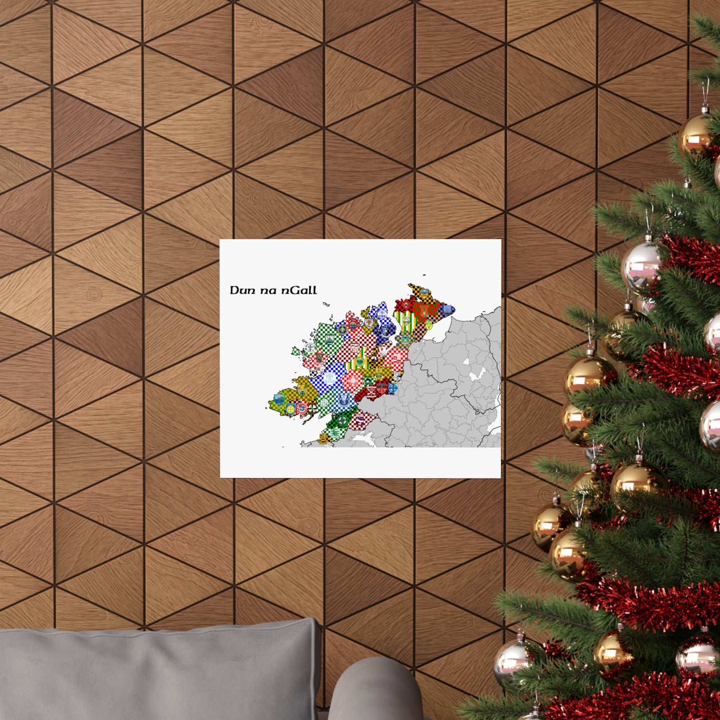 Donegal GAA Club Map – The Perfect Gift for any Donegal Fan!