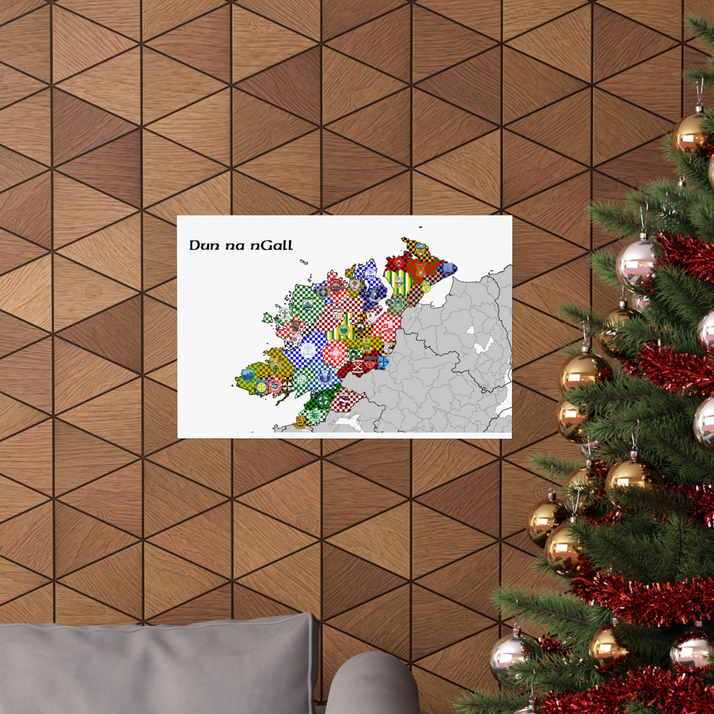 Donegal GAA Club Map – The Perfect Gift for any Donegal Fan!