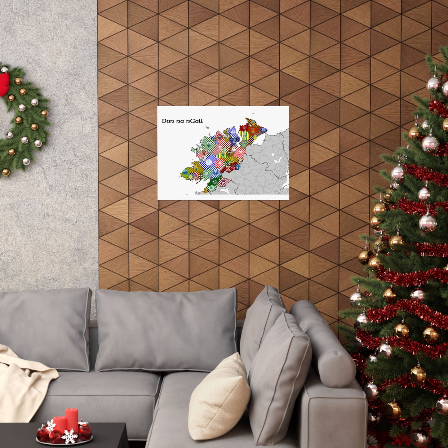 Donegal GAA Club Map – The Perfect Gift for any Donegal Fan!