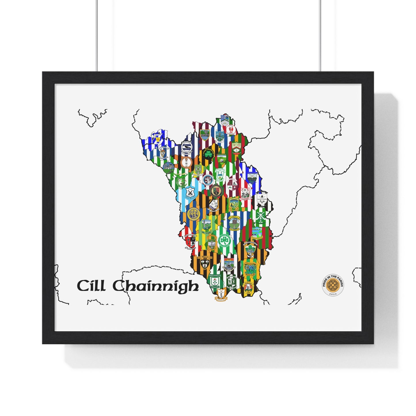 Kilkenny GAA Clubs Framed Poster