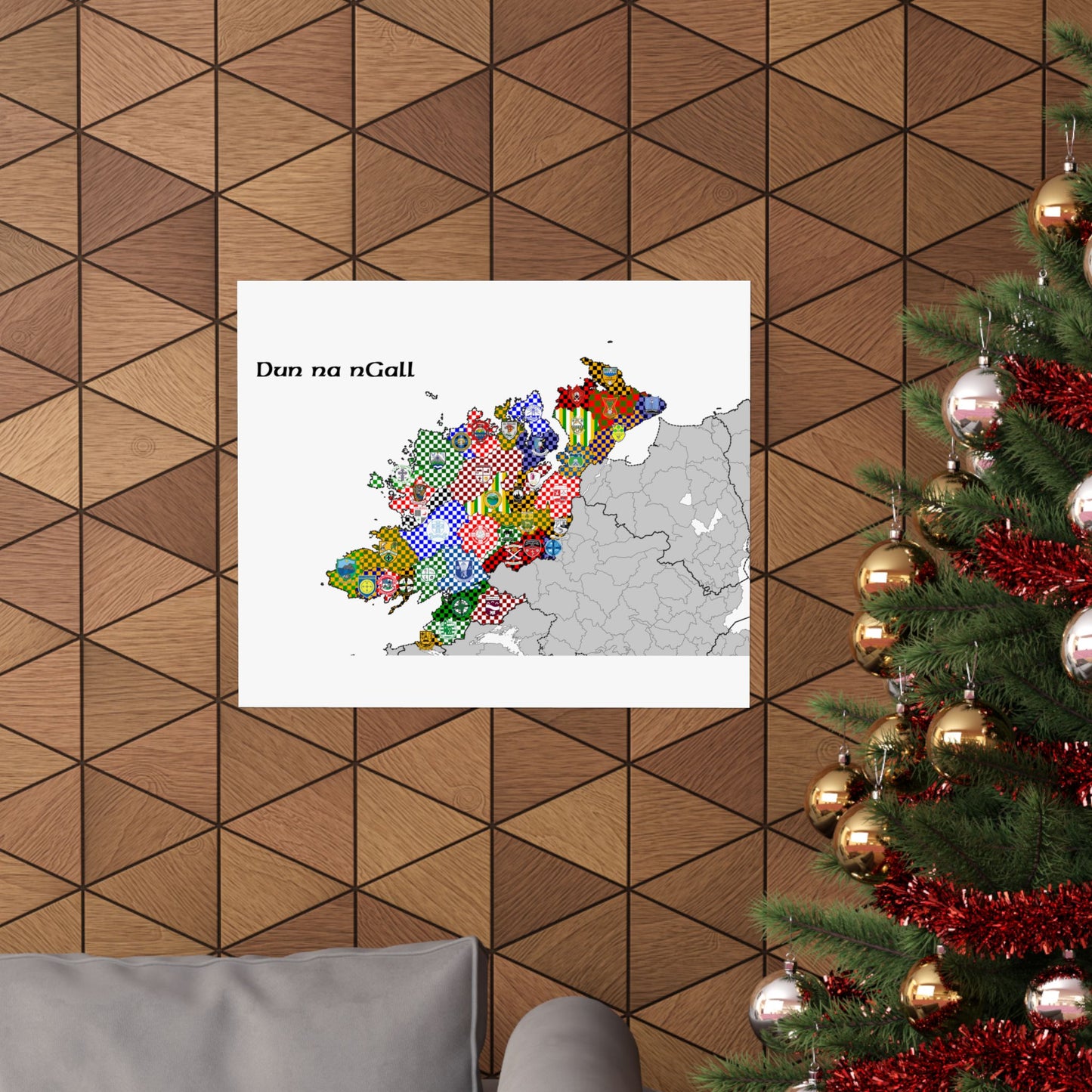 Donegal GAA Club Map – The Perfect Gift for any Donegal Fan!