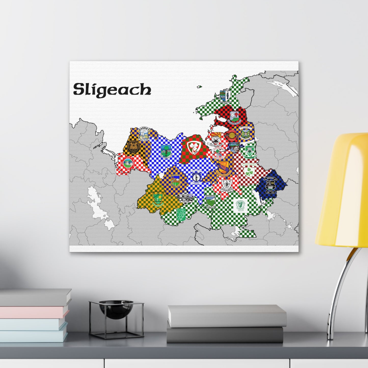 Sligo GAA Club Map Canvas 🌊🏐