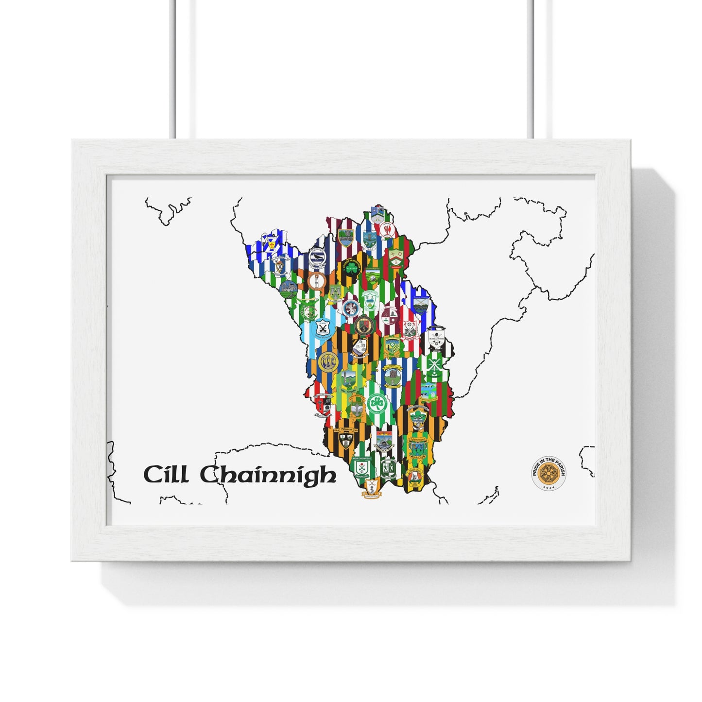 Kilkenny GAA Clubs Framed Poster