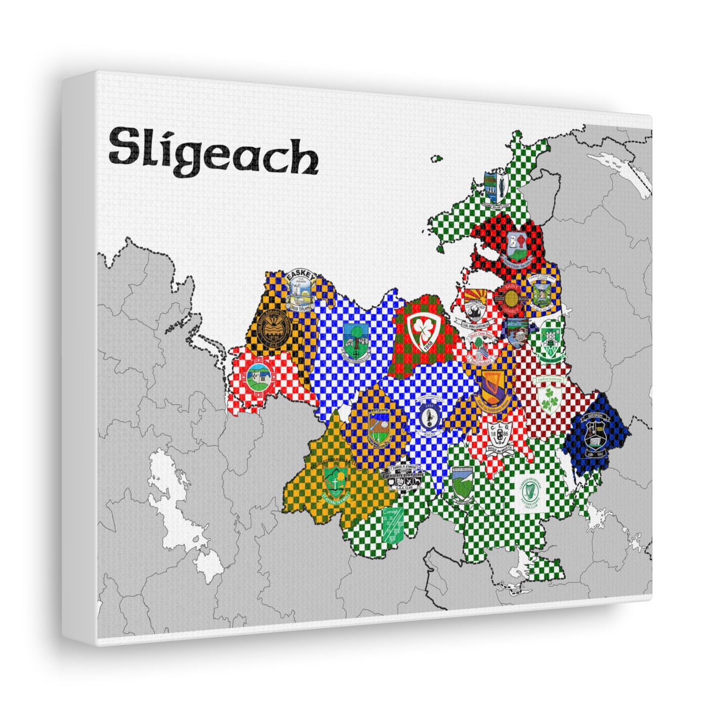 Sligo GAA Club Map Canvas 🌊🏐