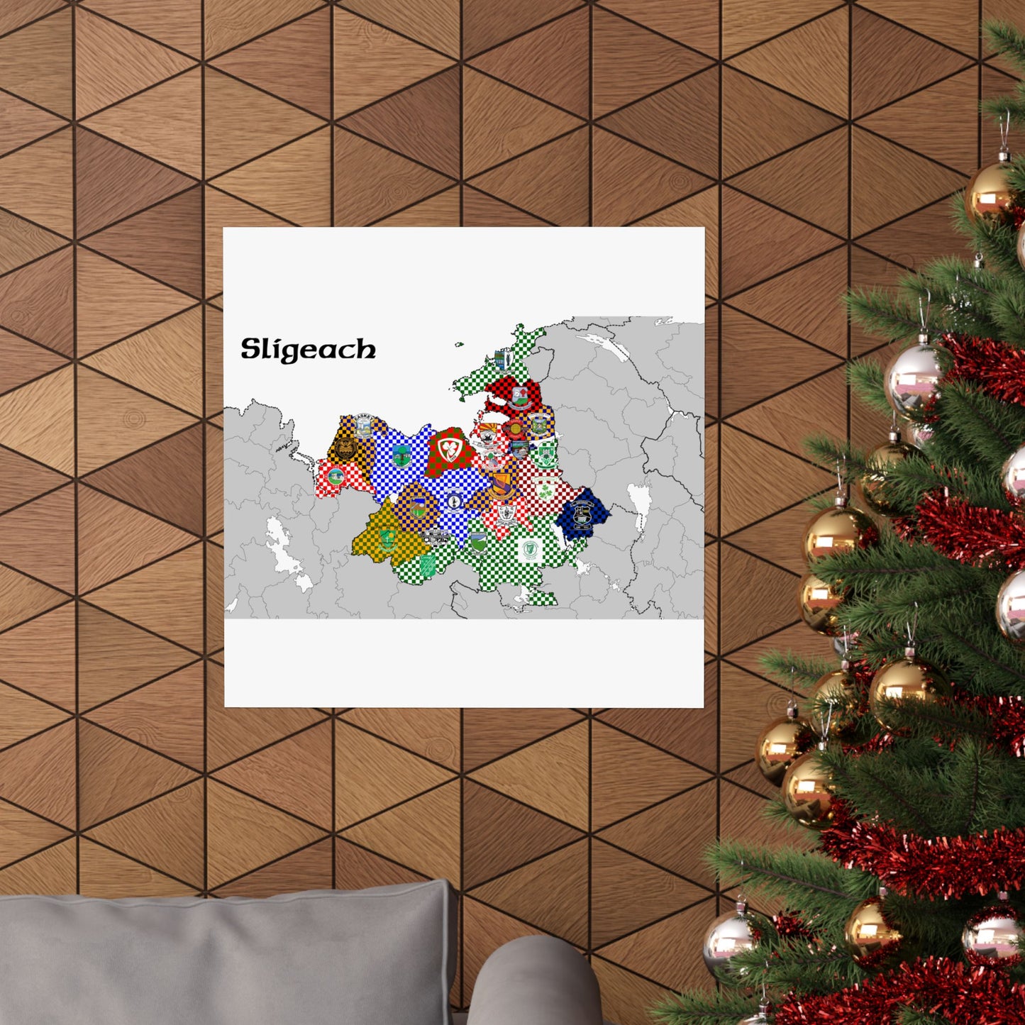 Sligo GAA Club Map – The Perfect Gift for any Sligo Fan!