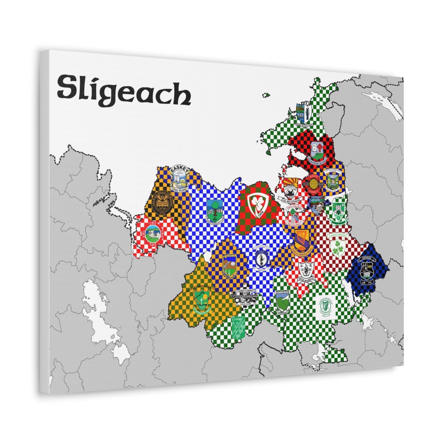 Sligo GAA Club Map Canvas 🌊🏐