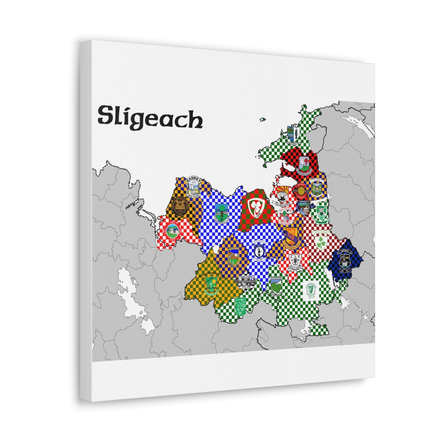 Sligo GAA Club Map Canvas 🌊🏐