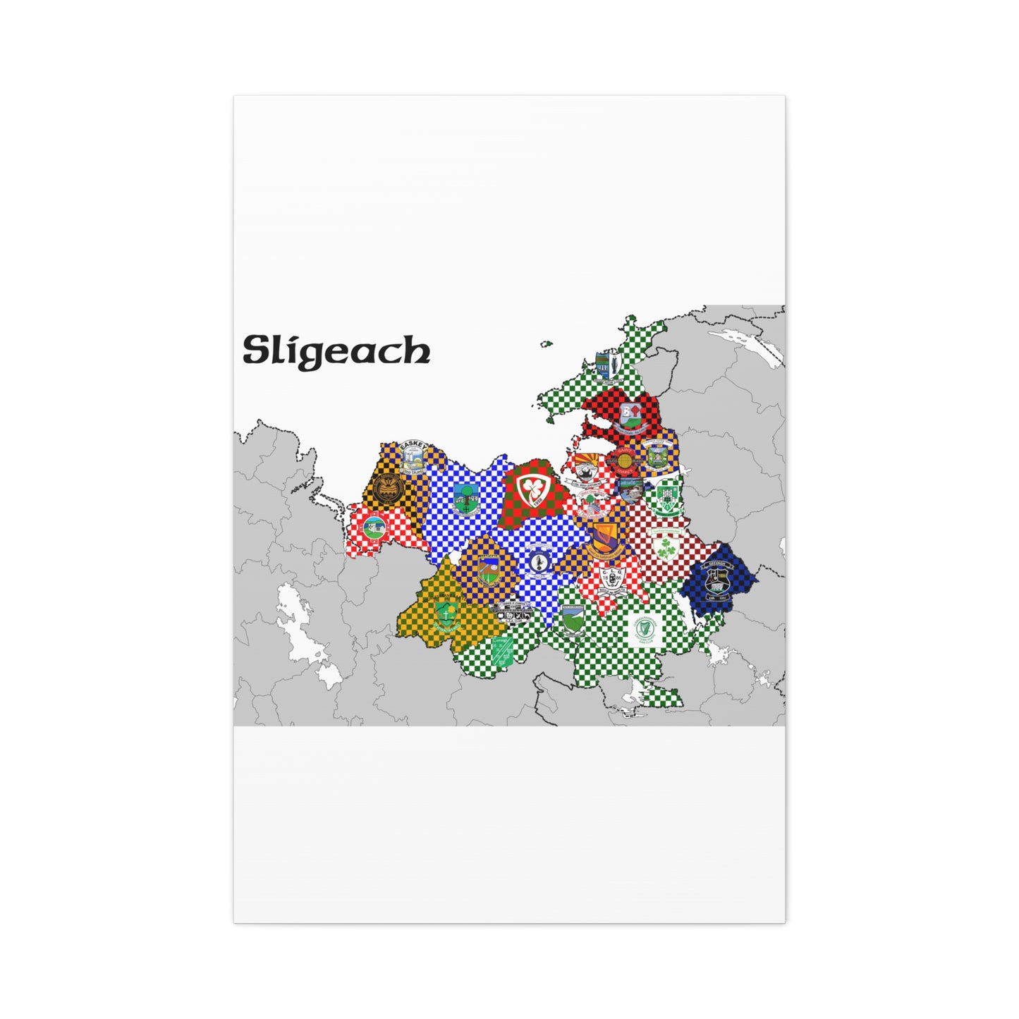 Sligo GAA Club Map Canvas 🌊🏐