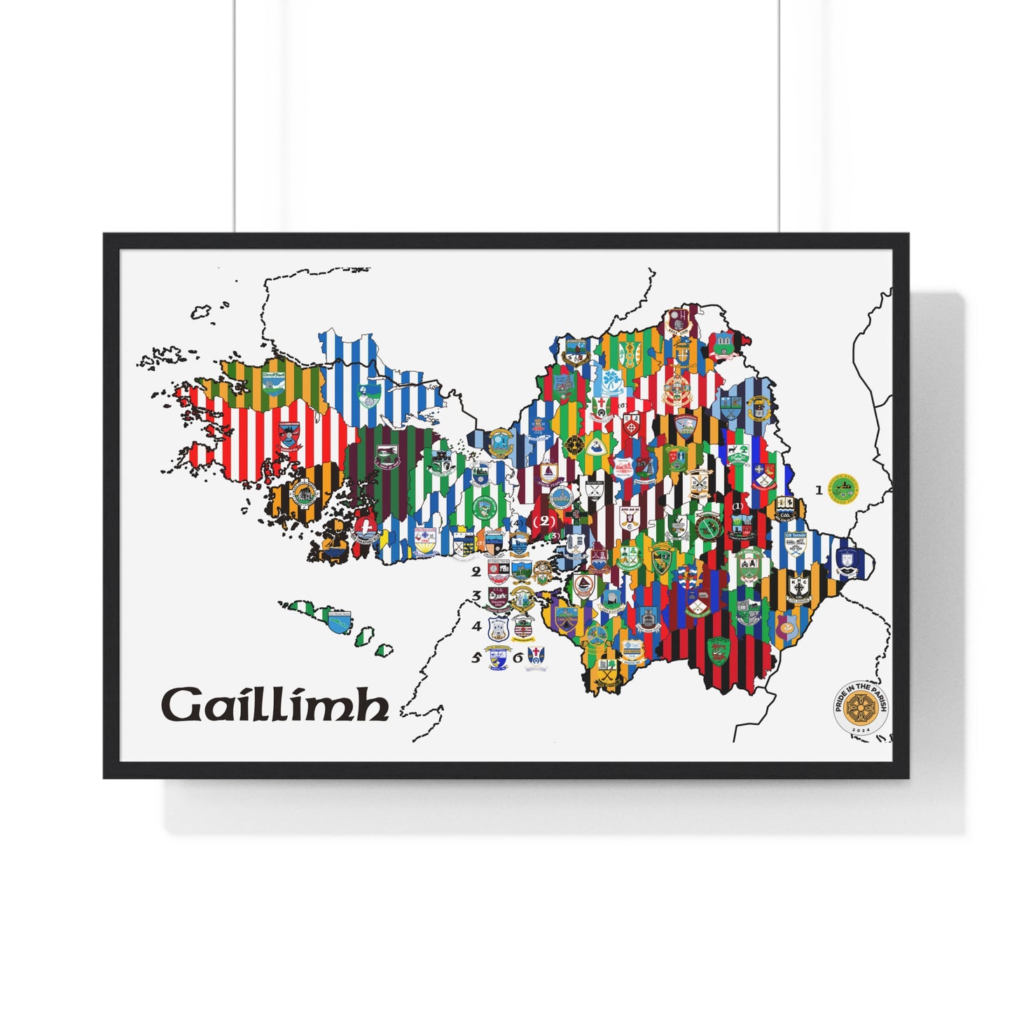 Galway GAA Framed Poster