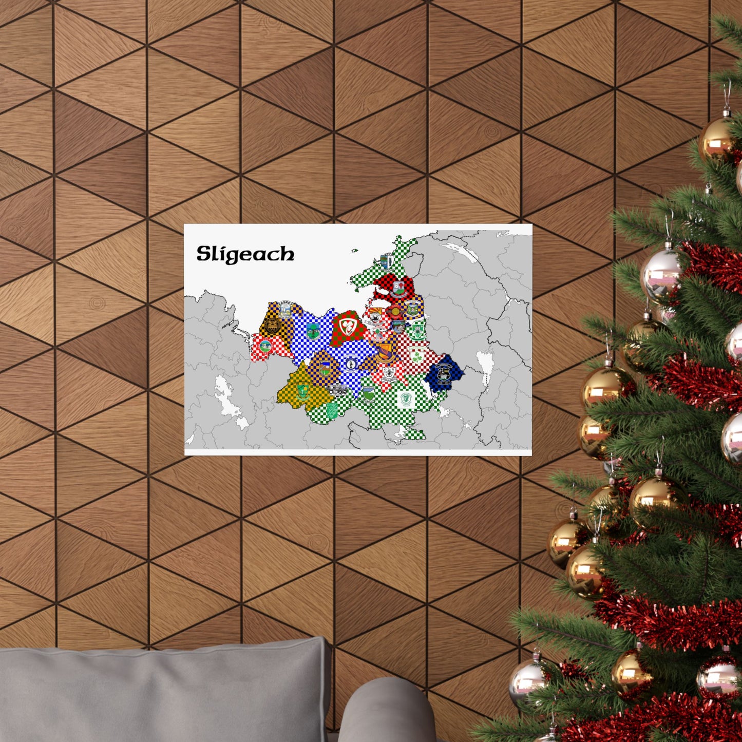 Sligo GAA Club Map – The Perfect Gift for any Sligo Fan!