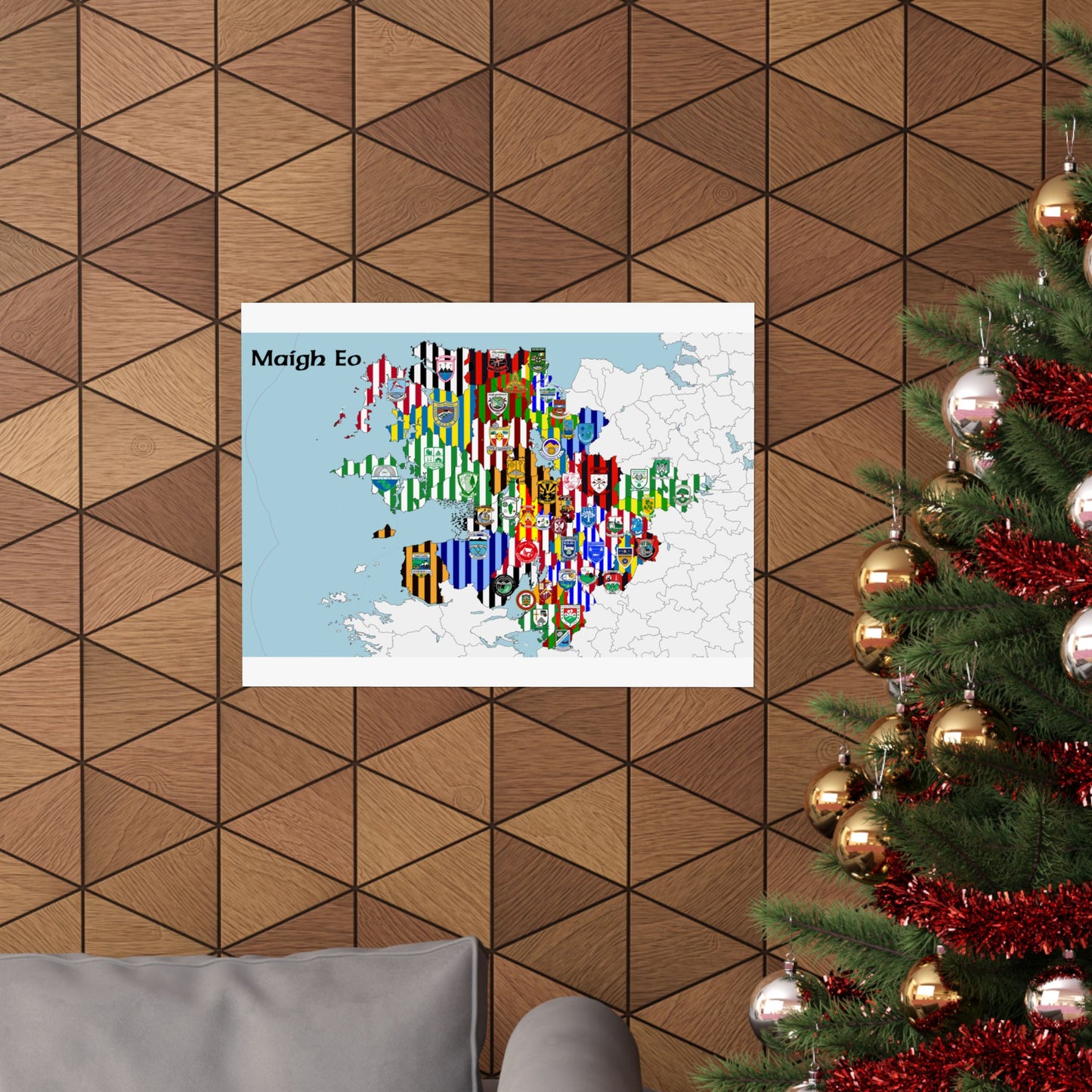 Mayo GAA Club Map – The Perfect Gift for any Mayo Fan!