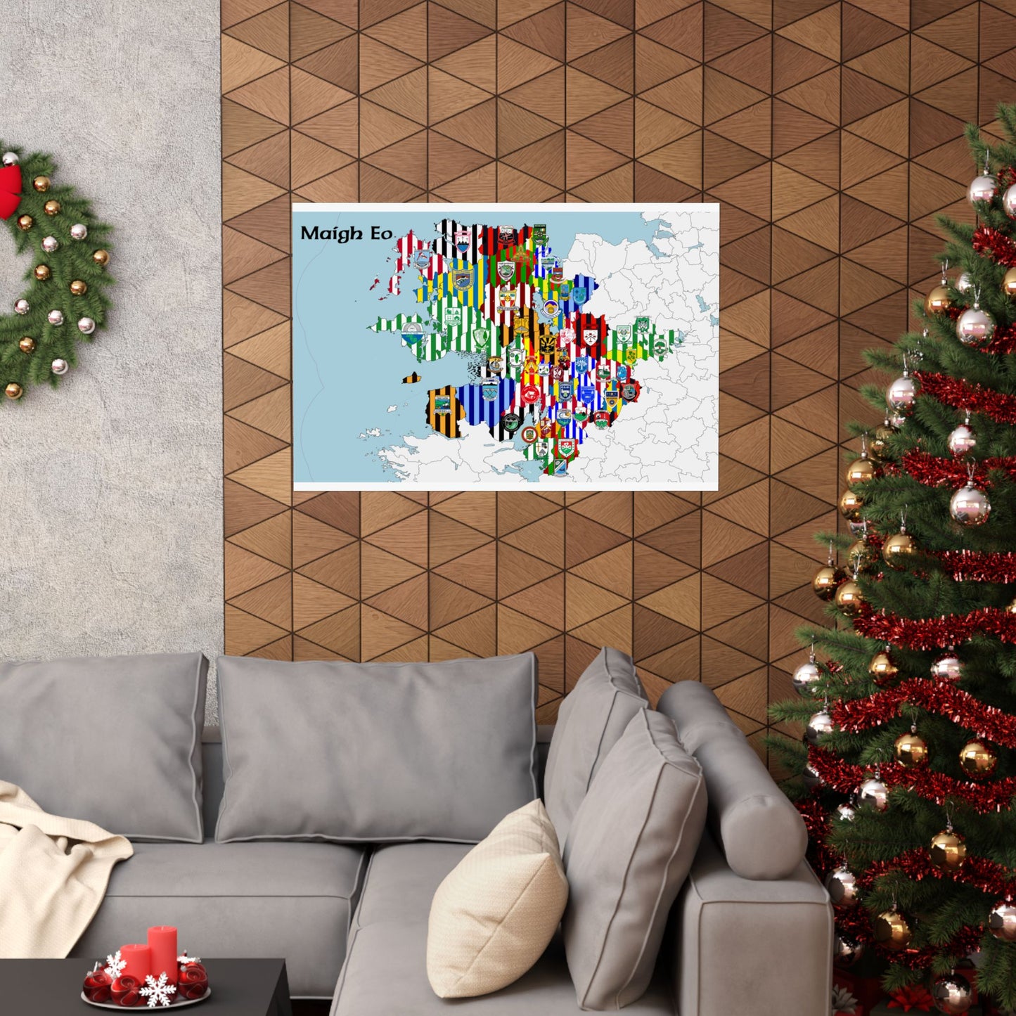 Mayo GAA Club Map – The Perfect Gift for any Mayo Fan!