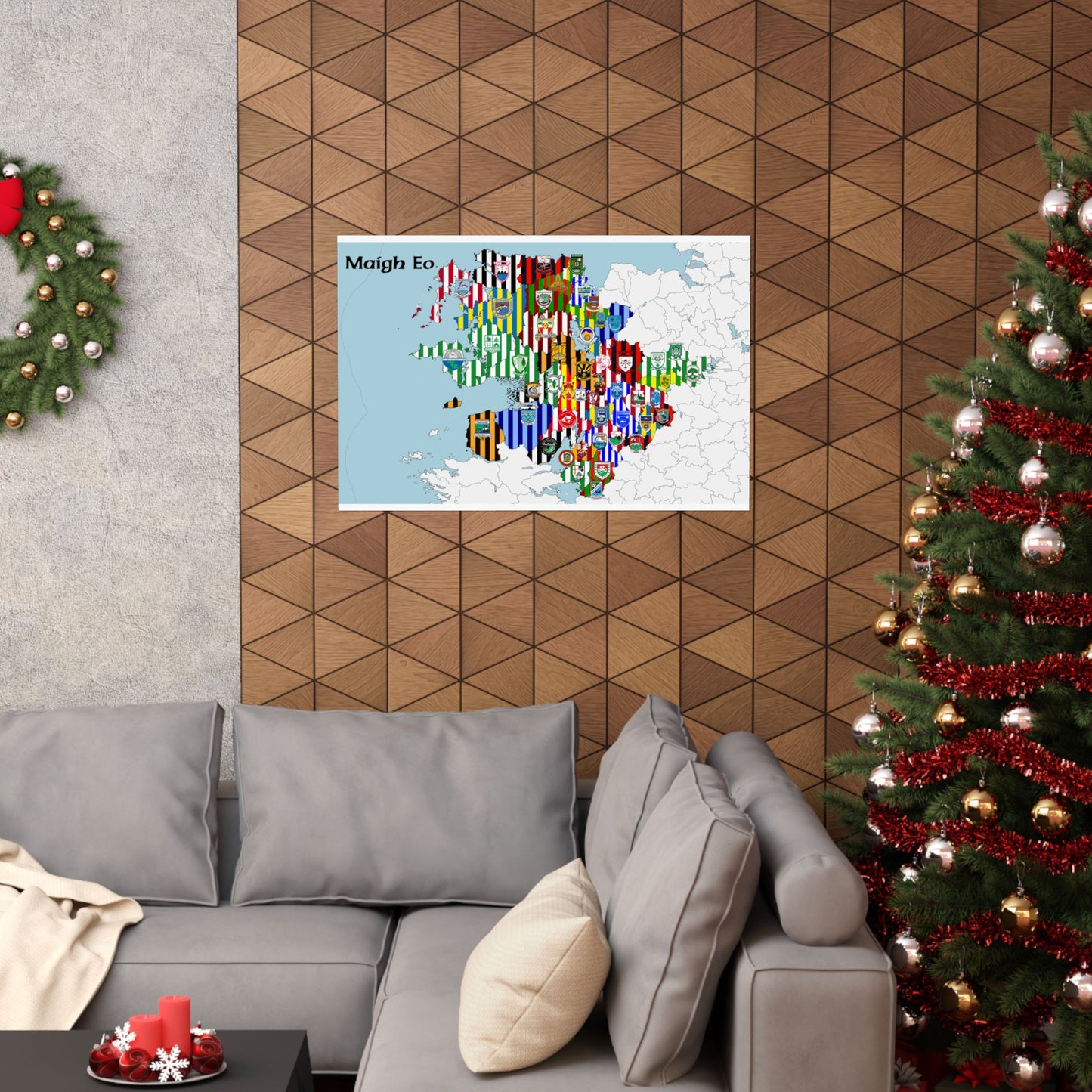 Mayo GAA Club Map – The Perfect Gift for any Mayo Fan!