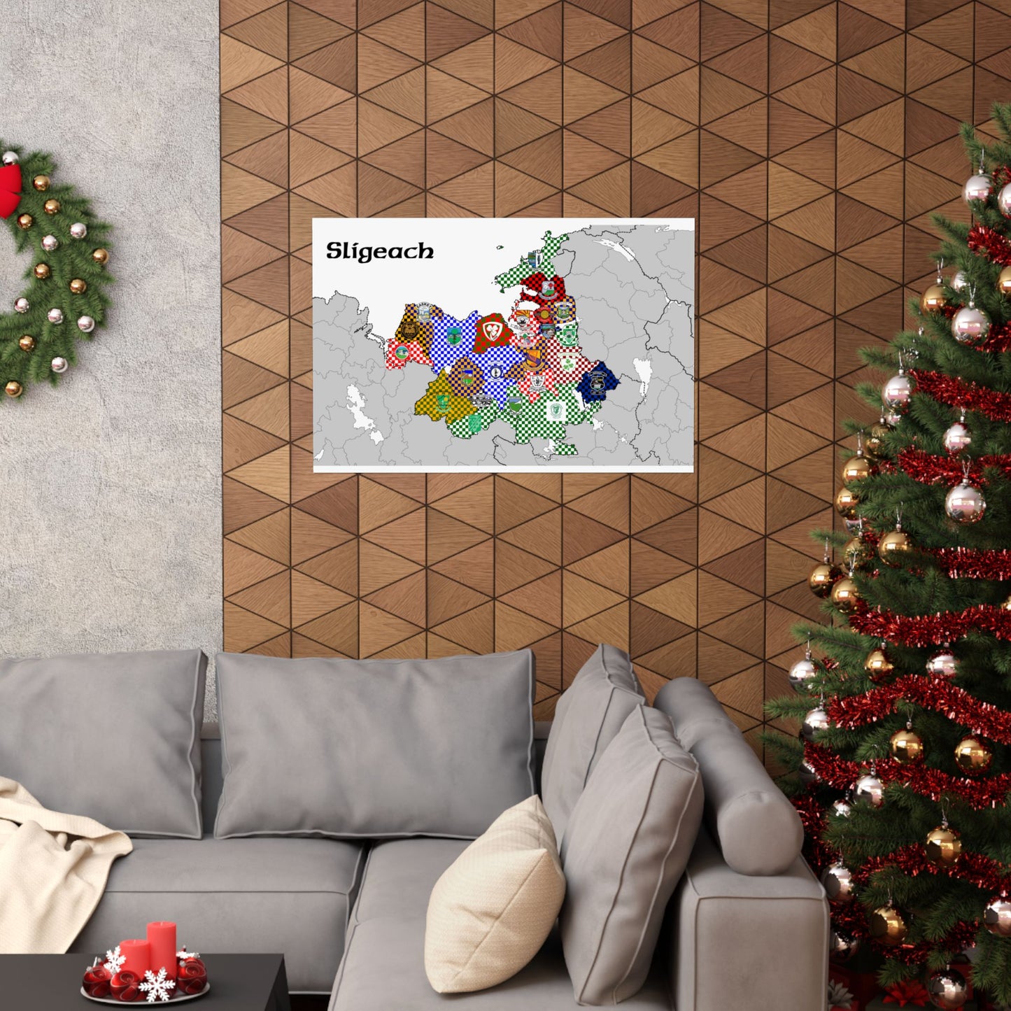 Sligo GAA Club Map – The Perfect Gift for any Sligo Fan!