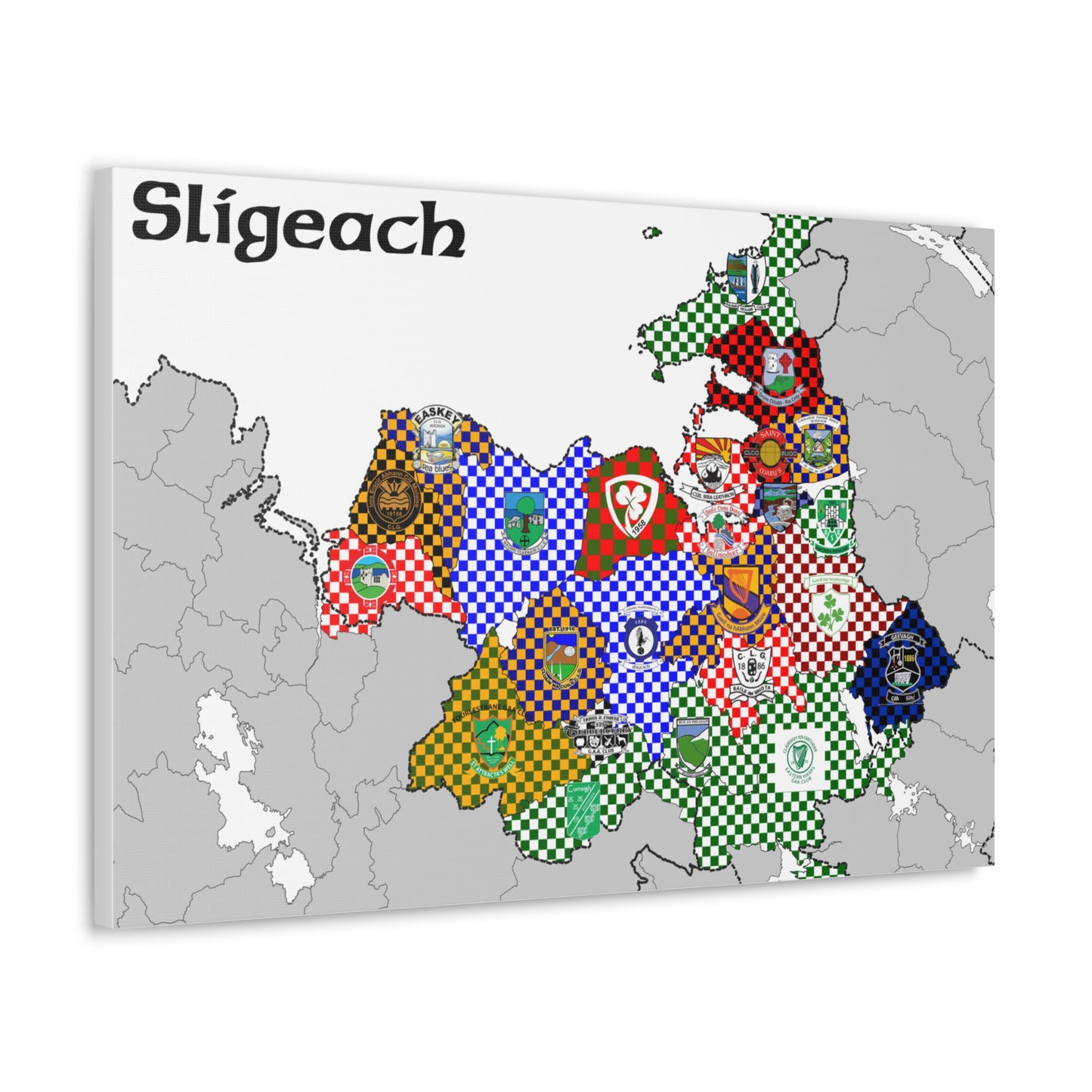 Sligo GAA Club Map Canvas 🌊🏐