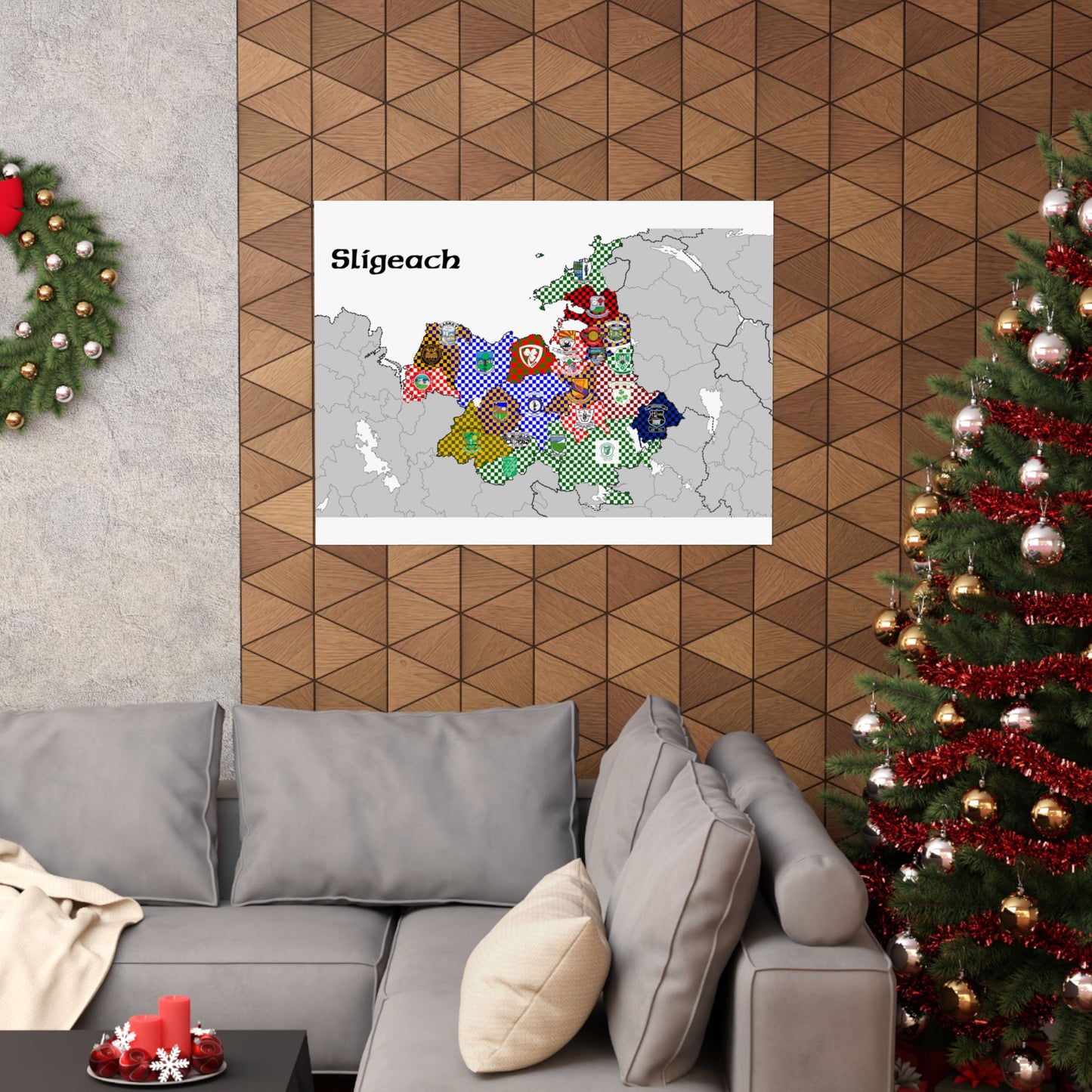 Sligo GAA Club Map – The Perfect Gift for any Sligo Fan!