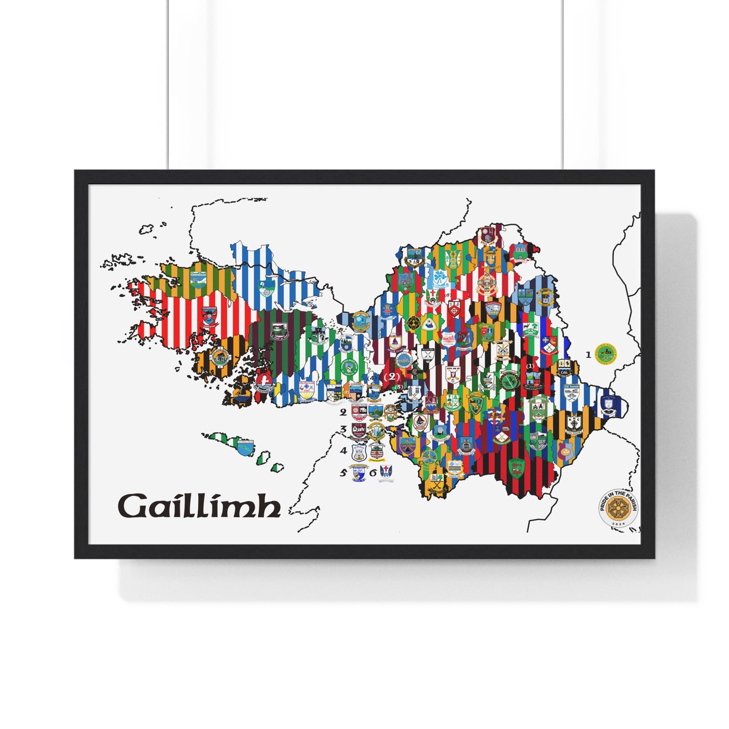 Galway GAA Framed Poster