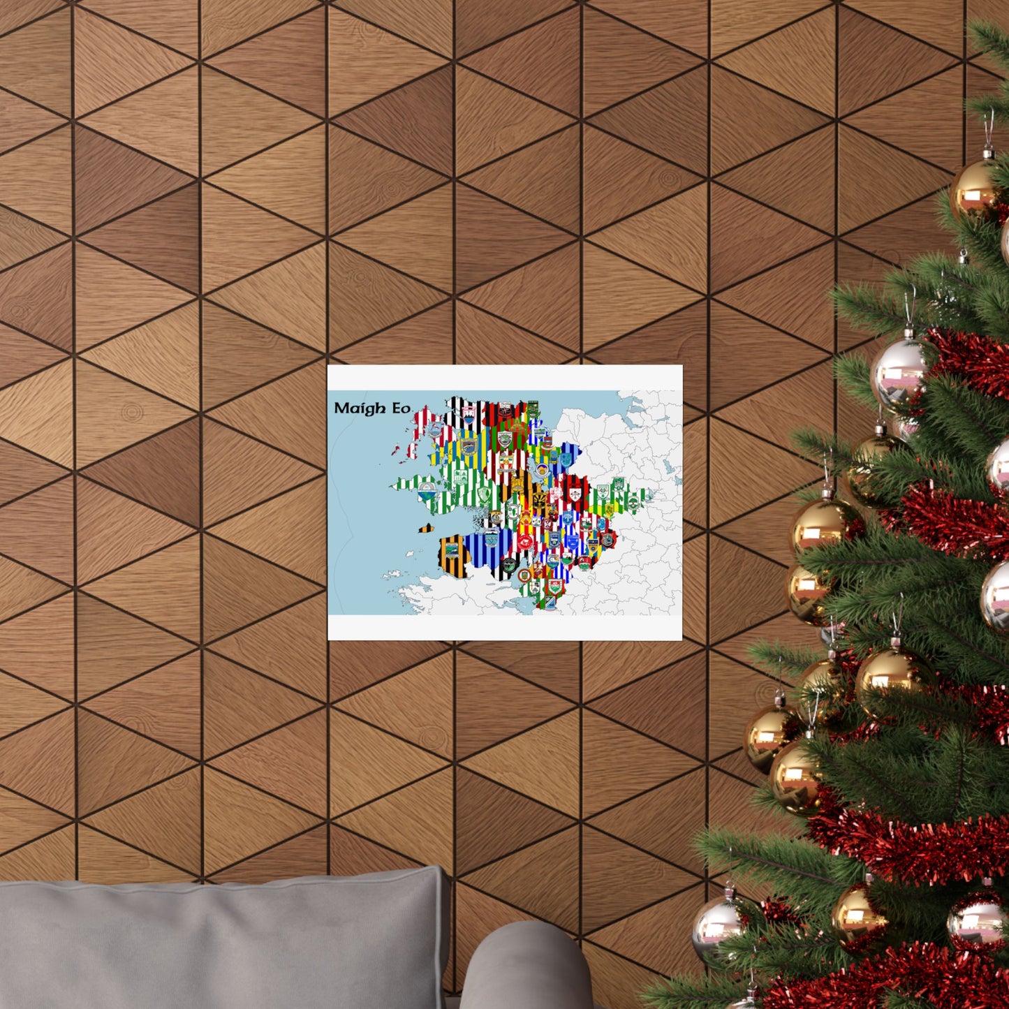 Mayo GAA Club Map – The Perfect Gift for any Mayo Fan!