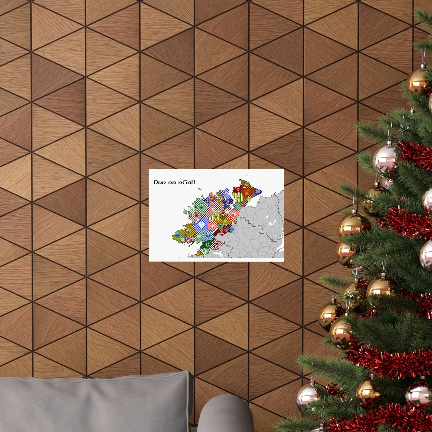 Donegal GAA Club Map – The Perfect Gift for any Donegal Fan!