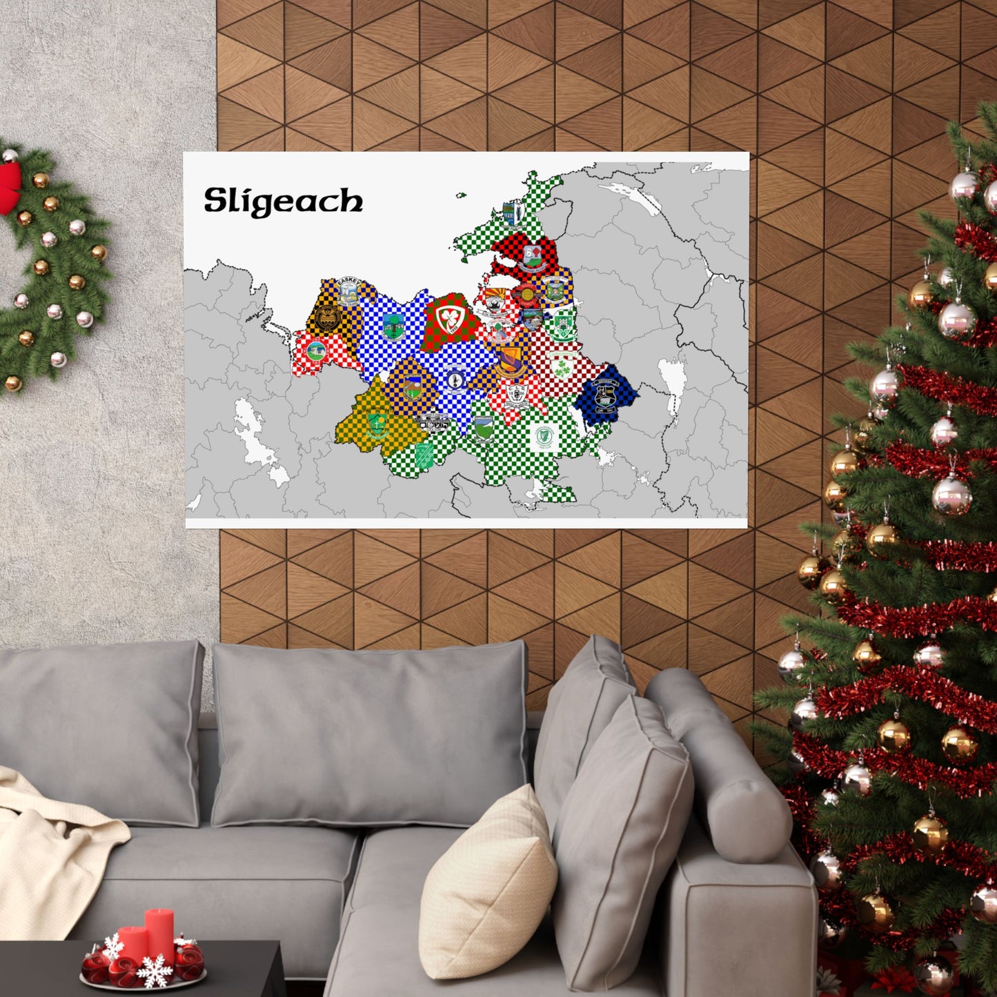 Sligo GAA Club Map – The Perfect Gift for any Sligo Fan!