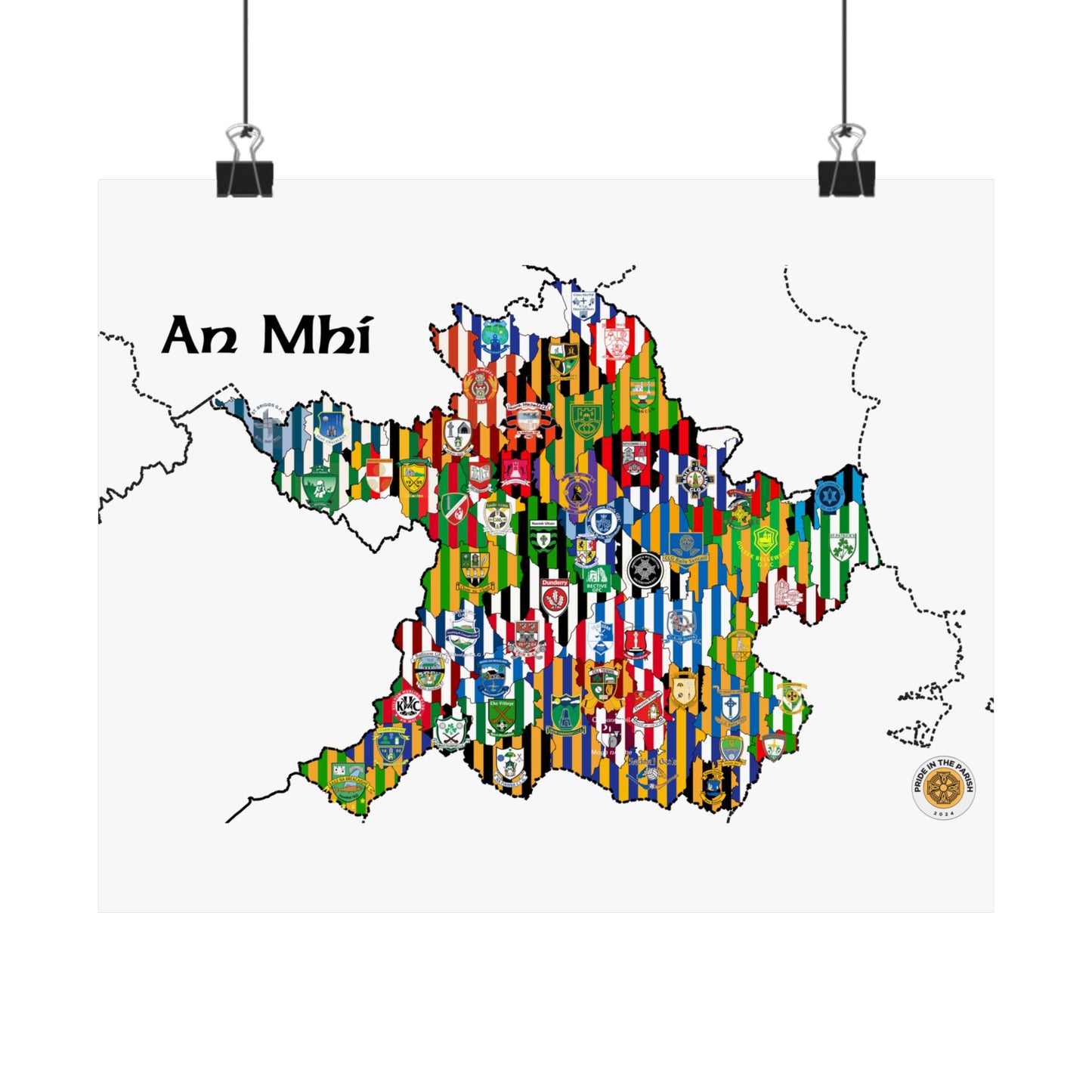 Meath GAA Club Map – The Perfect Gift for any Meath Fan!