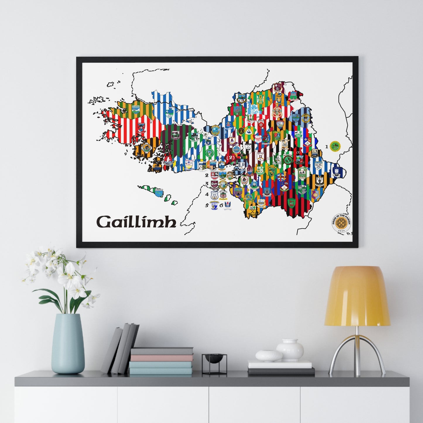 Galway GAA Framed Poster