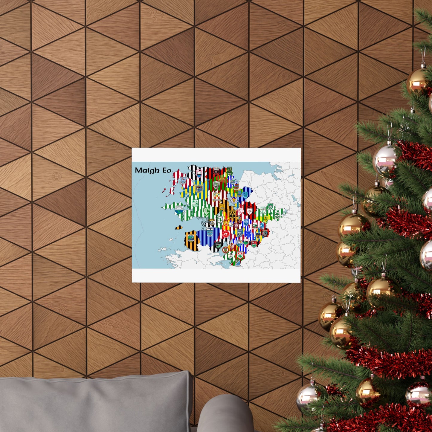 Mayo GAA Club Map – The Perfect Gift for any Mayo Fan!