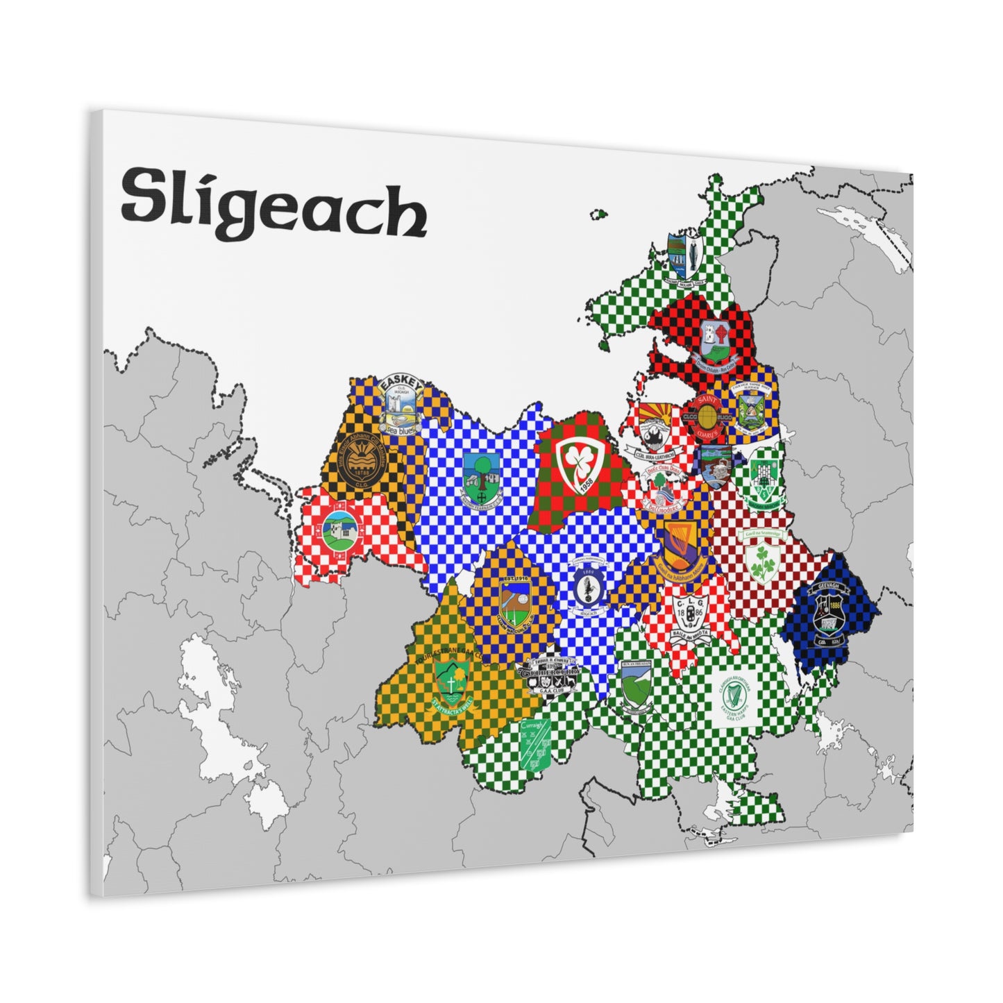 Sligo GAA Club Map Canvas 🌊🏐